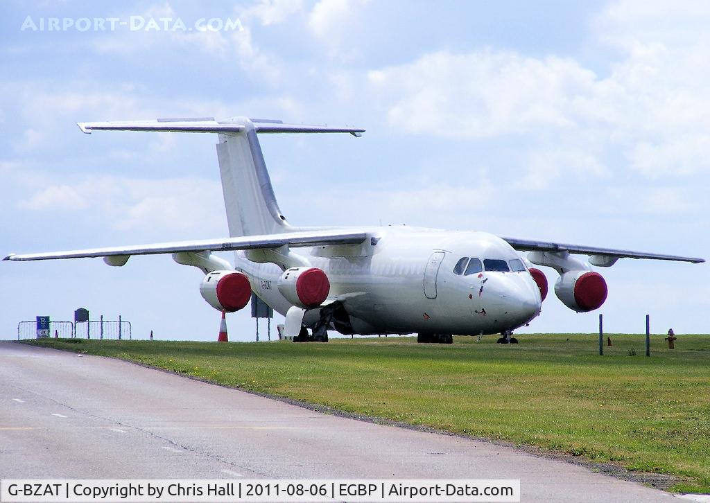 G-BZAT, 1997 British Aerospace Avro 146-RJ100 C/N E3320, ex BA CityFlyer in storage at Kemble