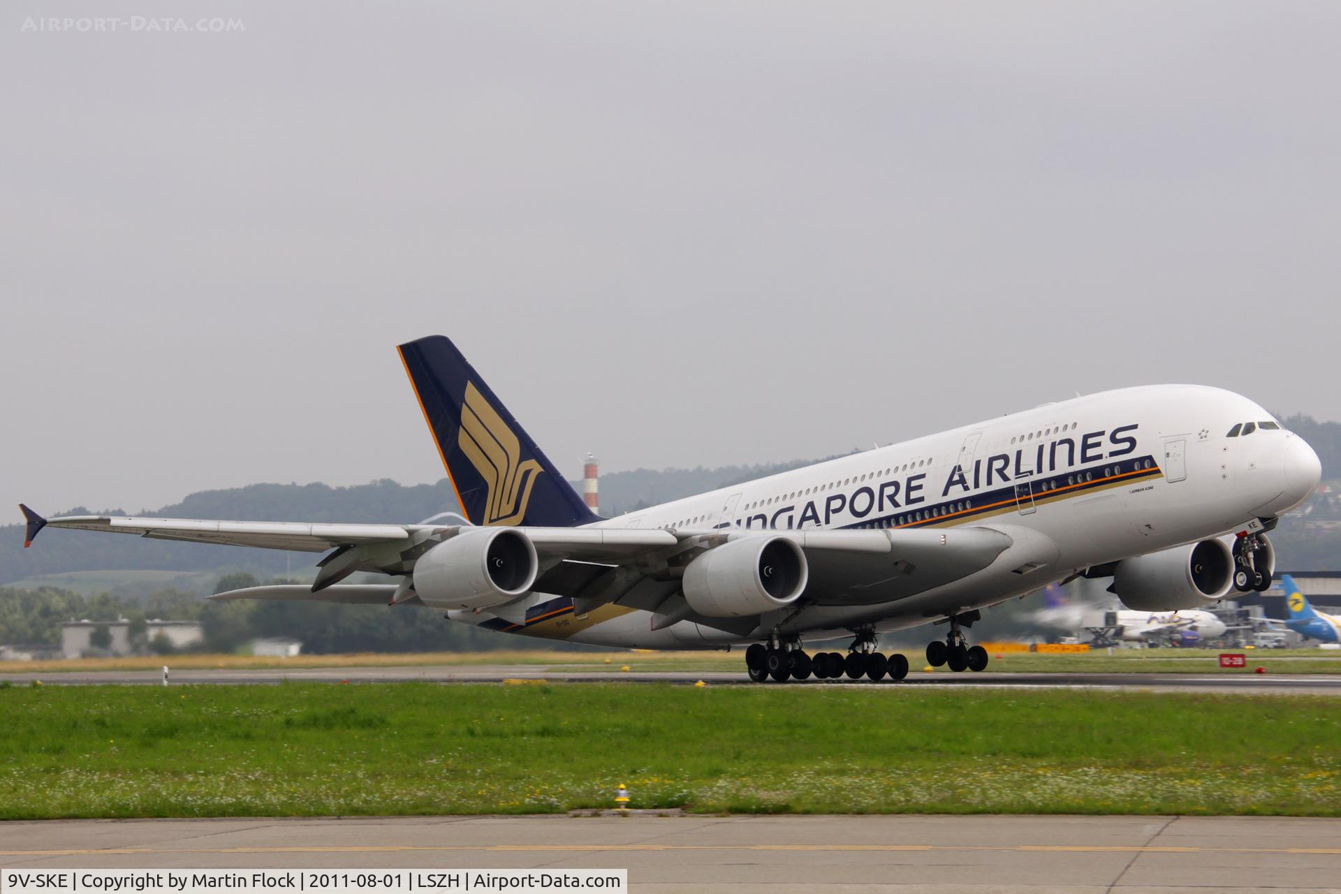 9V-SKE, 2007 Airbus A380-841 C/N 010, .....