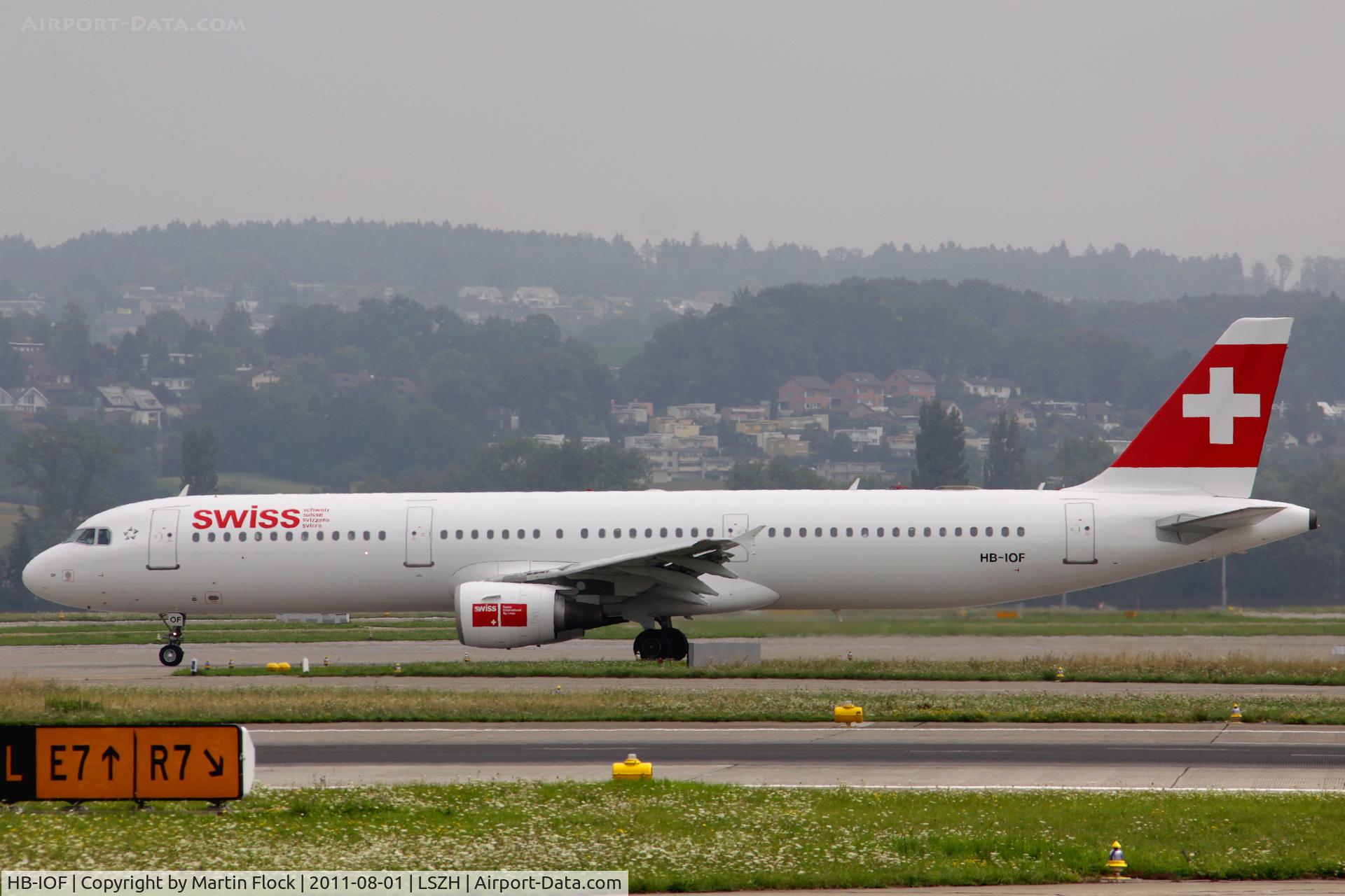 HB-IOF, 1995 Airbus A321-111 C/N 541, .....