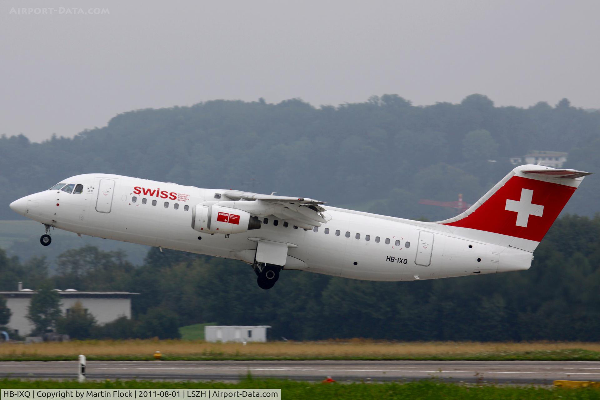 HB-IXQ, 1996 British Aerospace Avro 146-RJ100 C/N E3282, .....