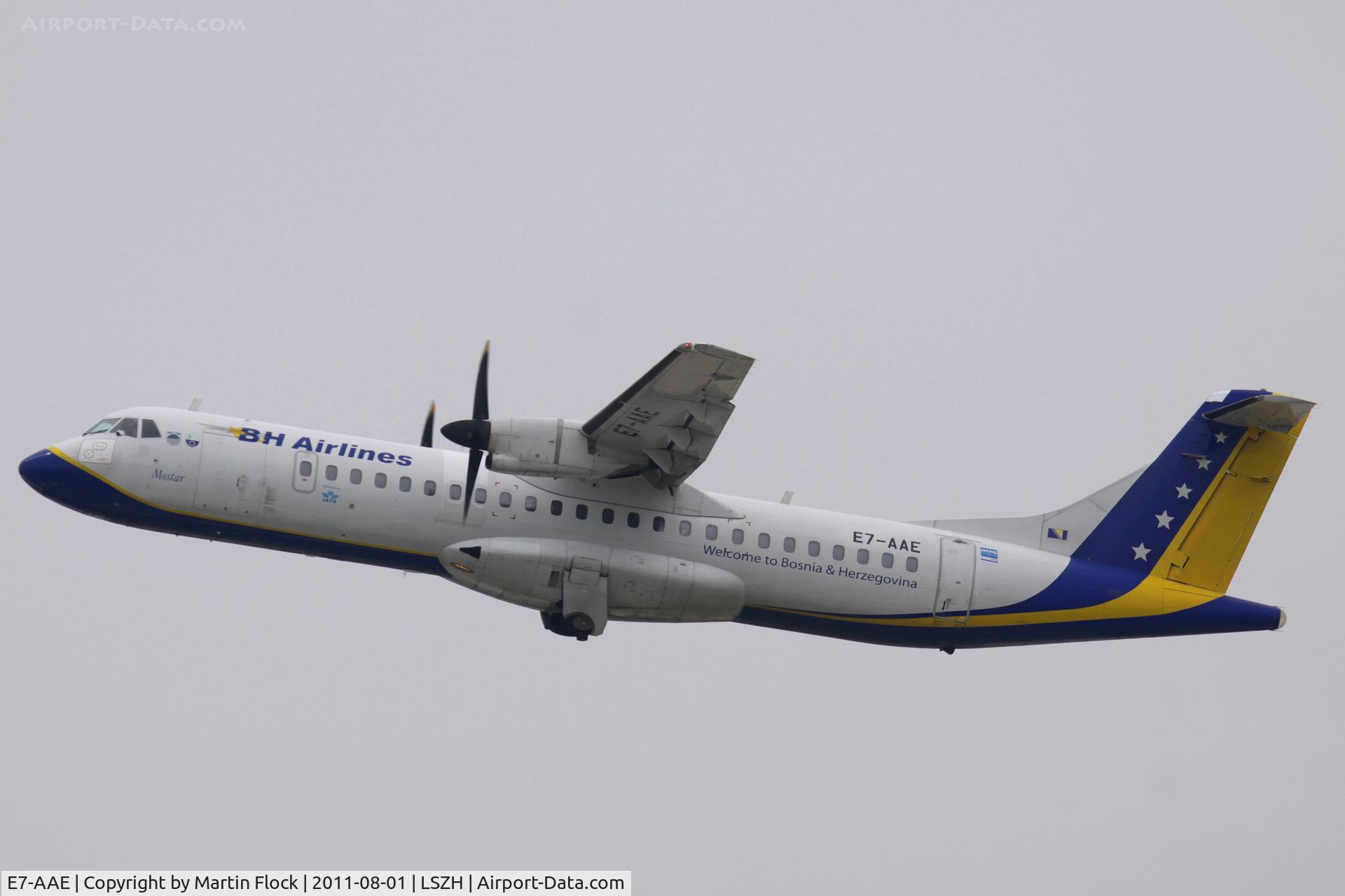 E7-AAE, 1995 ATR 72-212A C/N 465, .....