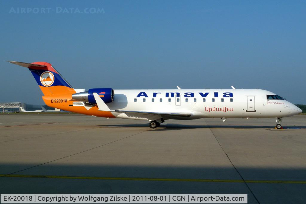 EK-20018, 2000 Canadair CRJ-200LR (CL-600-2B19) C/N 7499, visitor