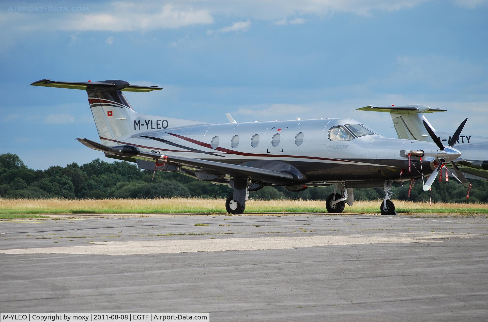 M-YLEO, 2010 Pilatus PC-12/47E C/N 1235, Pilatus PC12/47E at Fairoaks. Ex M-ARIE, M-ABDU.
