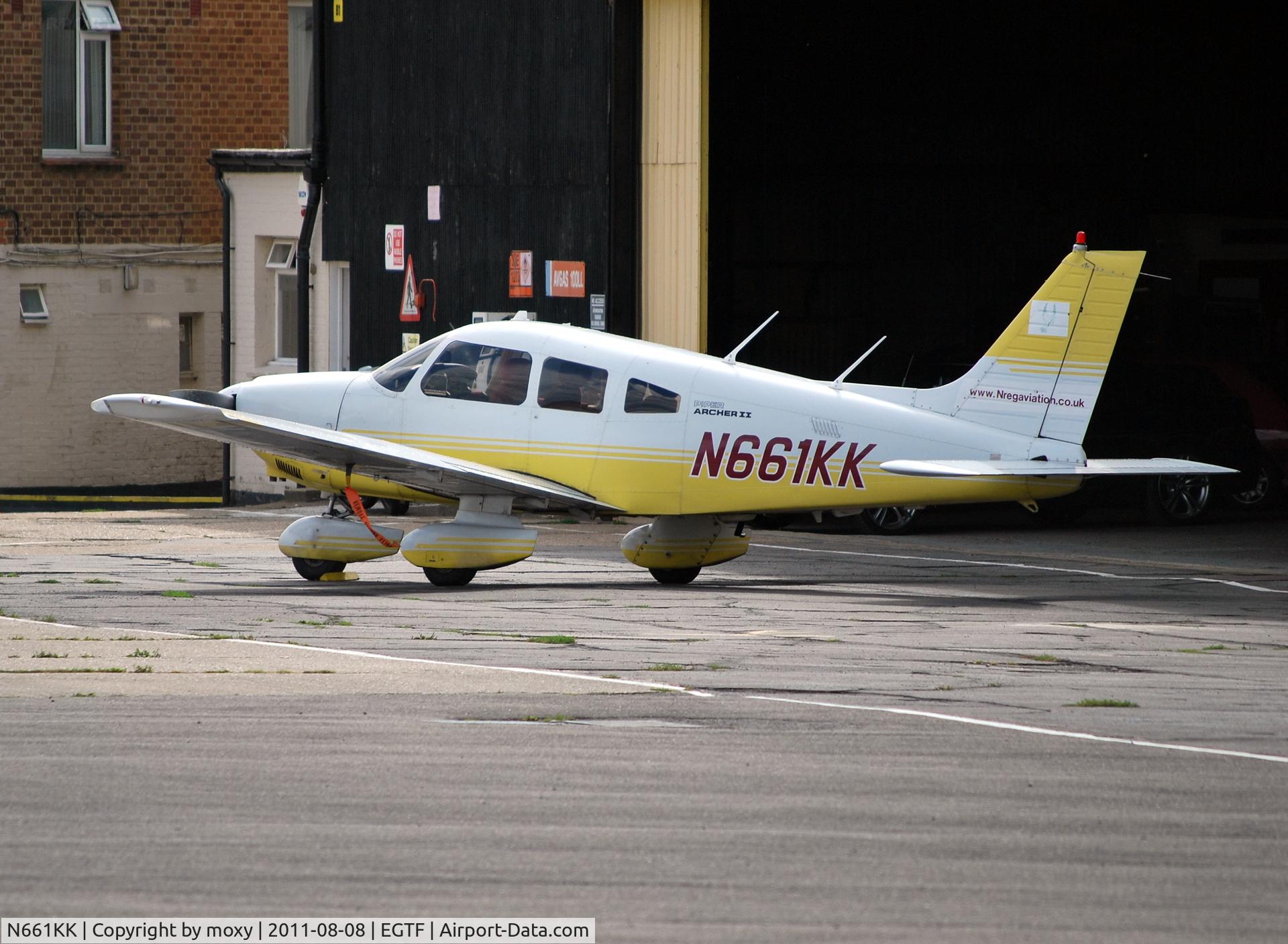 N661KK, 1987 Piper PA-28-181 Archer II C/N 2890028, Piper Archer II at Fairoaks