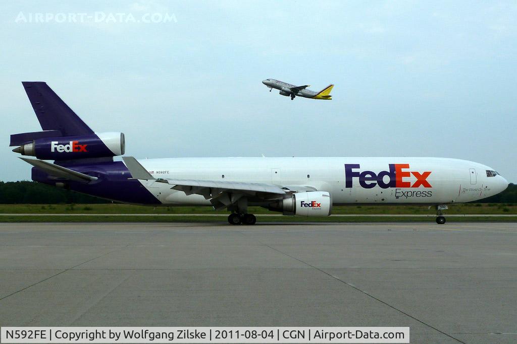 N592FE, 1992 McDonnell Douglas MD-11F C/N 48550, visitor