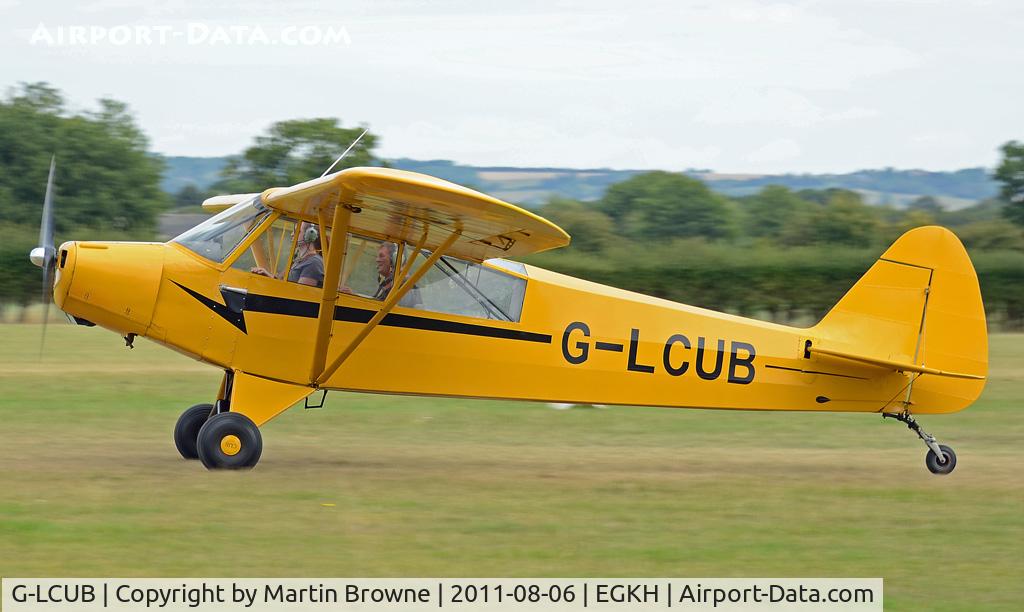 G-LCUB, 1959 Piper L-18C Super Cub (PA-18-95) C/N 18-1631, shot at headcorn
