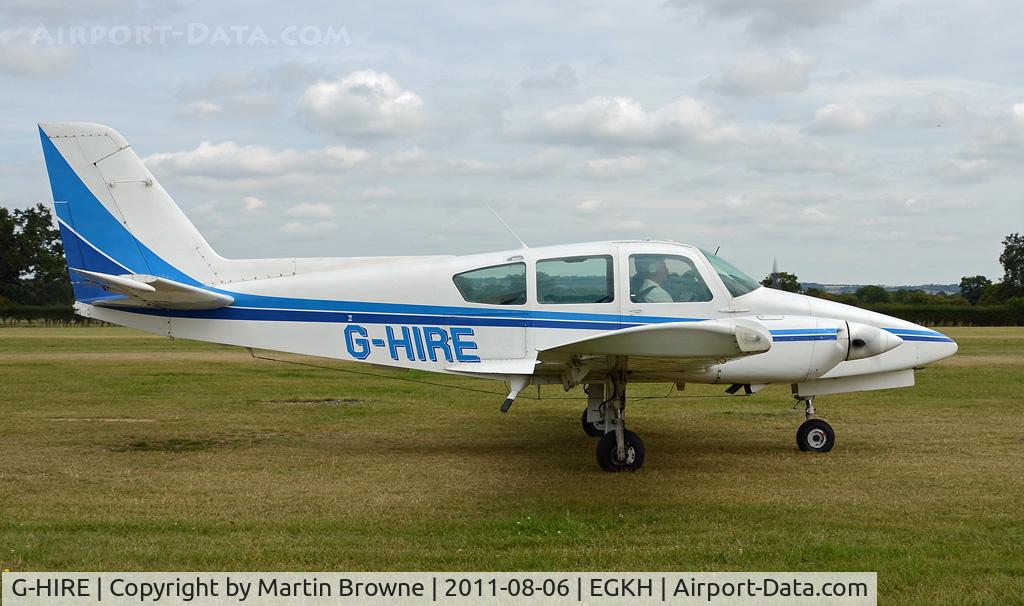 G-HIRE, 1979 Gulfstream American GA-7 Cougar C/N GA7-0091, SHOT AT HEADCORN
