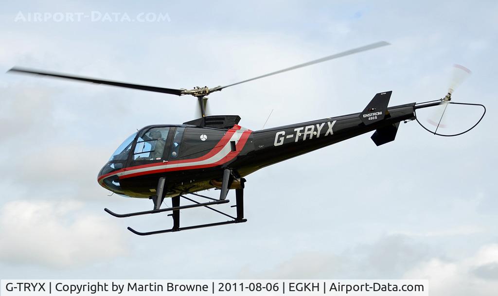 G-TRYX, 2005 Enstrom 480B C/N 5083, SHOT AT HEADCORN