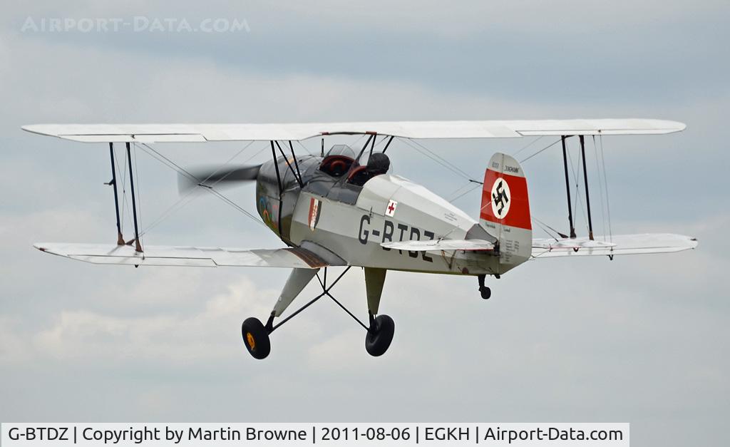 G-BTDZ, 1957 CASA 1-131E Jungmann C/N 2104, SHOT AT HEADCORN