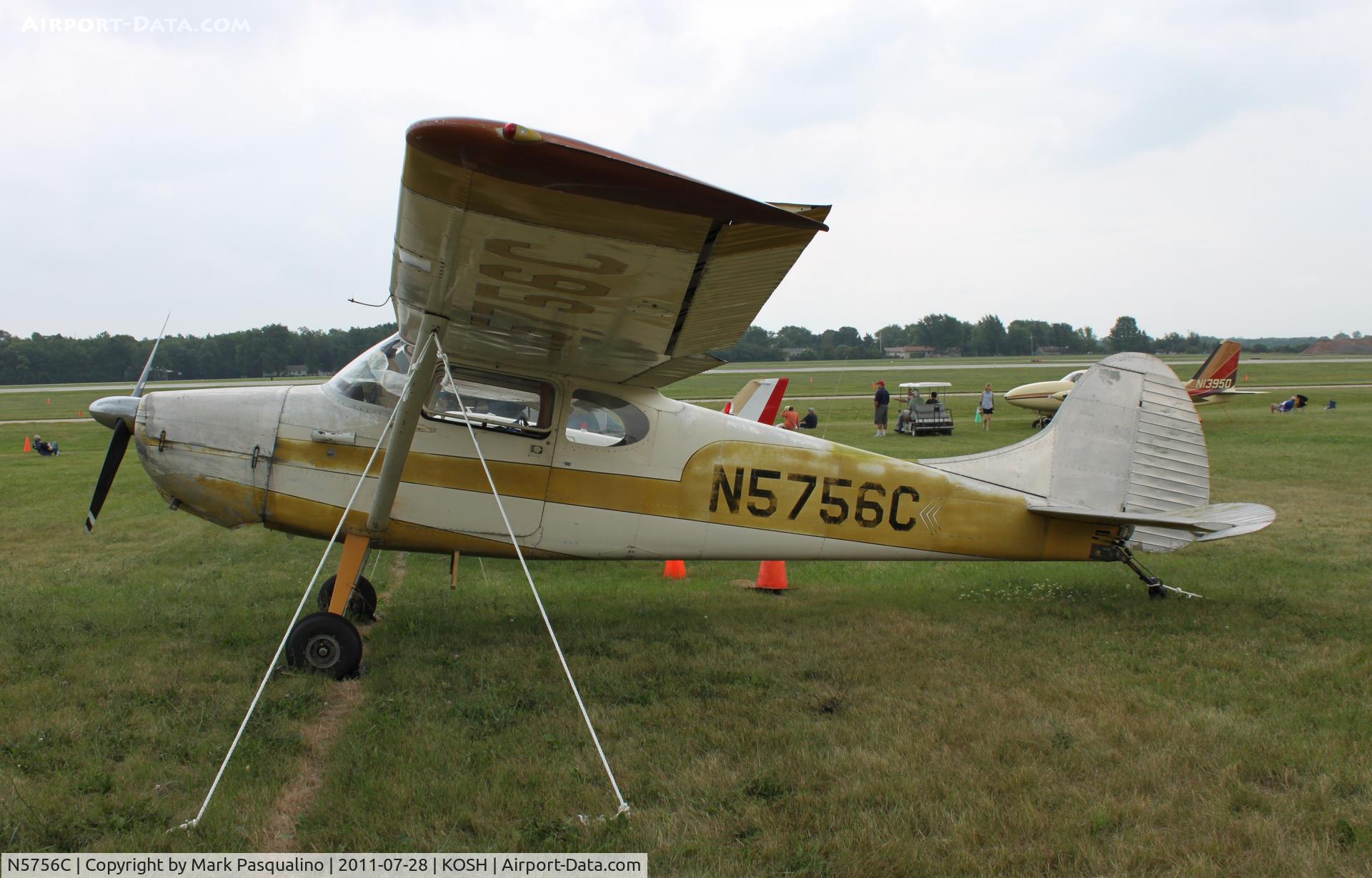 N5756C, 1950 Cessna 170A C/N 19710, Cessna 170A