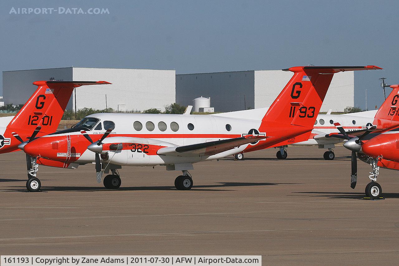 161193, Beech TC-12B Huron C/N BJ-9, At Alliance Airport -Tropical Storm Don evac