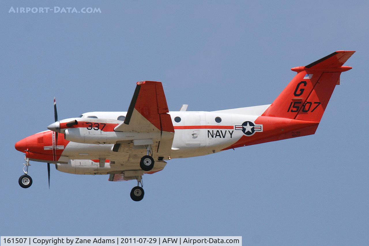 161507, Beech TC-12B Huron C/N BJ-55, At Alliance Airport -Tropical Storm Don evac from NAS Corpus Christie