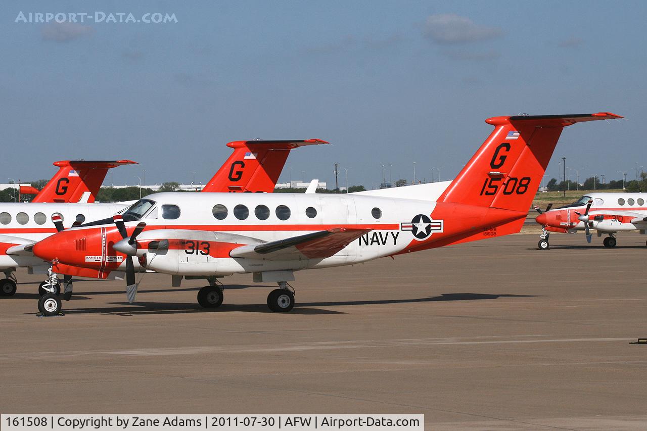 161508, Beech TC-12B Huron C/N BJ-56, At Alliance Airport -Tropical Storm Don evac from NAS Corpus Christie