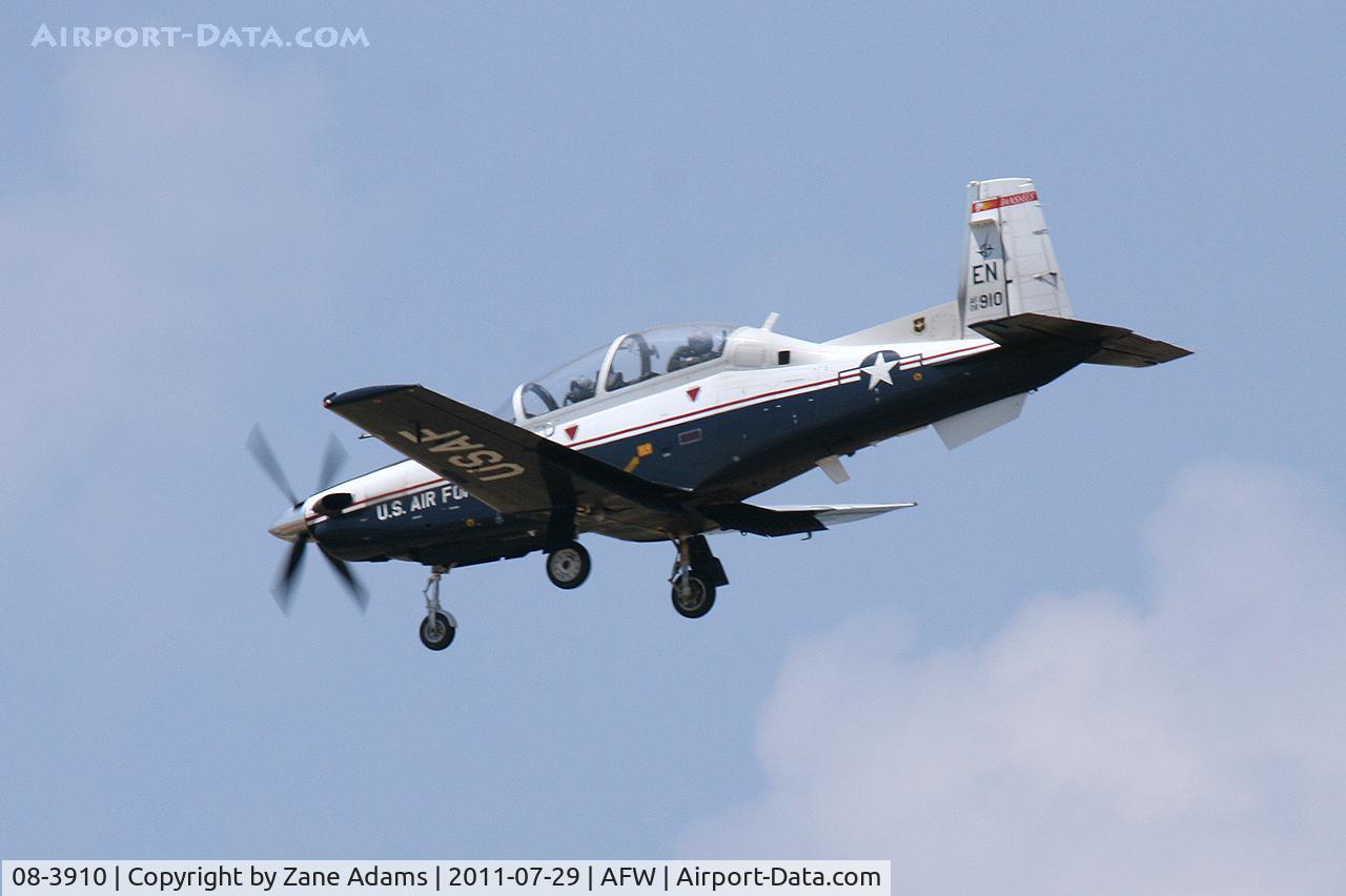 08-3910, 2008 Raytheon T-6A Texan II C/N PT-469, At Alliance Airport - Fort Worth, TX