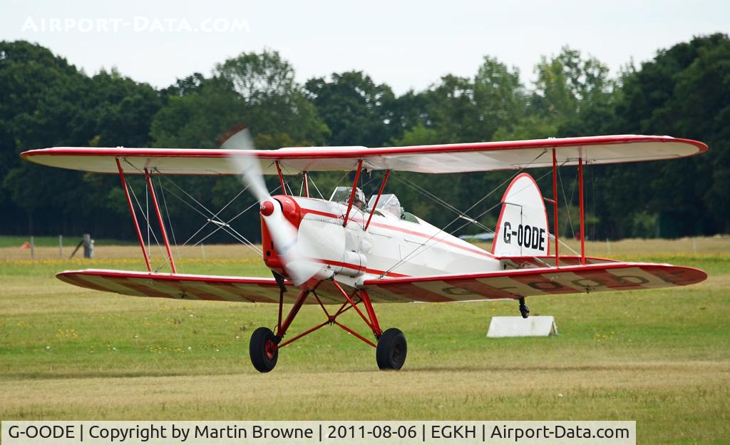 G-OODE, 1947 Stampe-Vertongen SV-4C C/N 500, SHOT AT HEADCORN