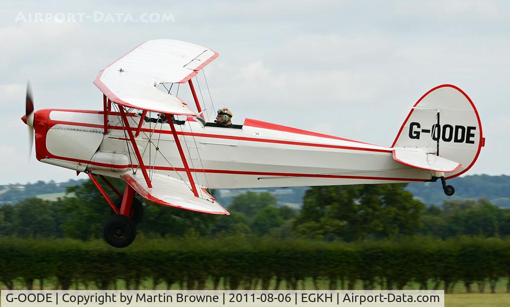 G-OODE, 1947 Stampe-Vertongen SV-4C C/N 500, SHOT AT HEADCORN