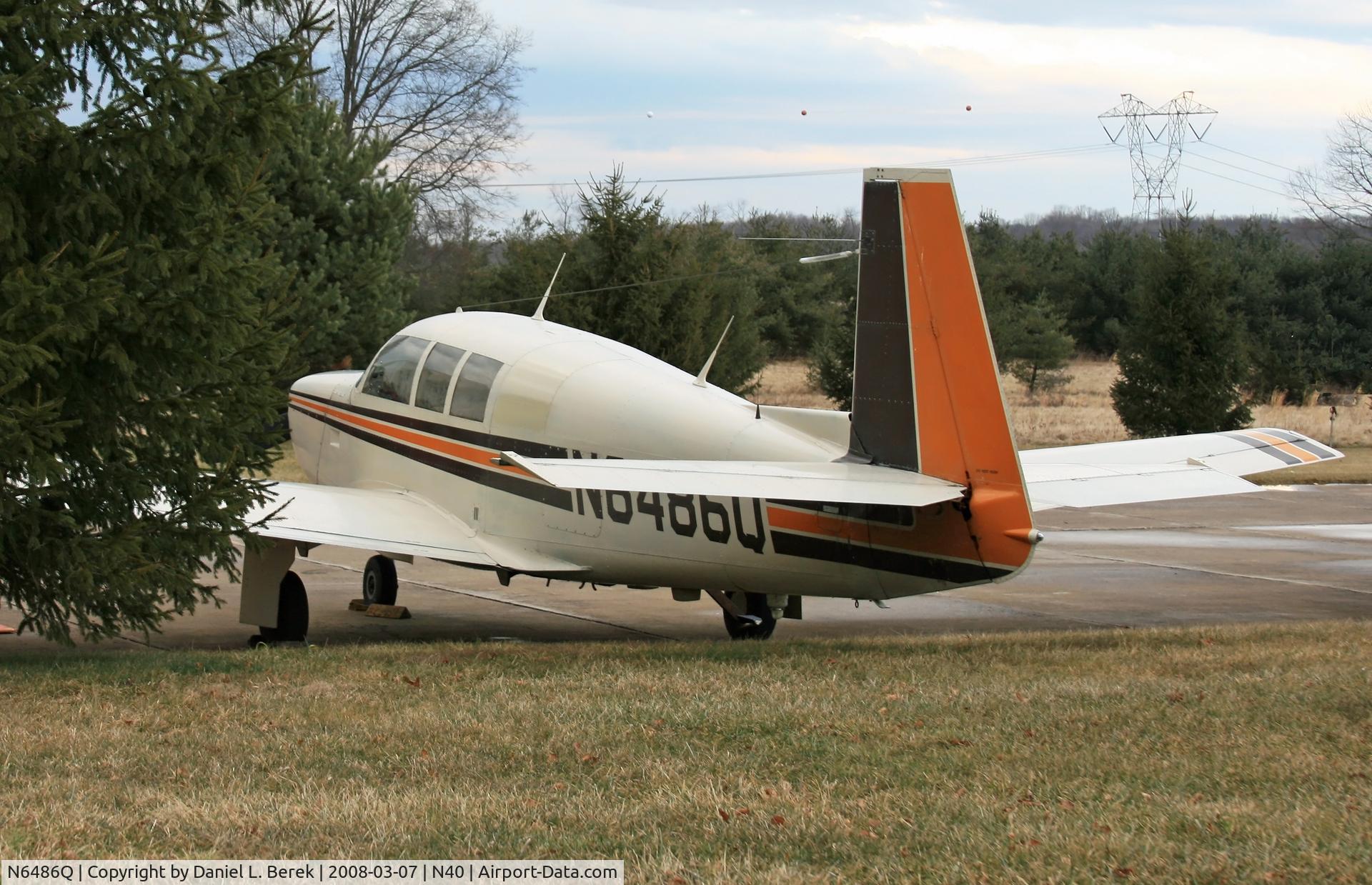 N6486Q, 1967 Mooney M20F Executive C/N 680028, I managed to capture this 1967 bird at Sky Manor Airport, Pittstown, NJ.