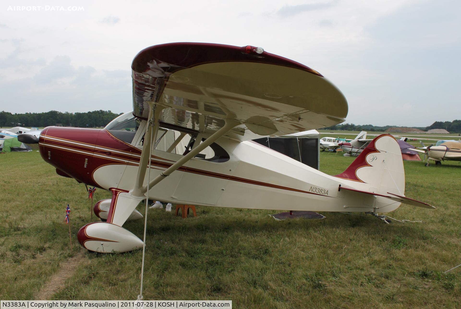 N3383A, 1953 Piper PA-22-135 Tri-Pacer C/N 22-1646, Piper PA-22-135