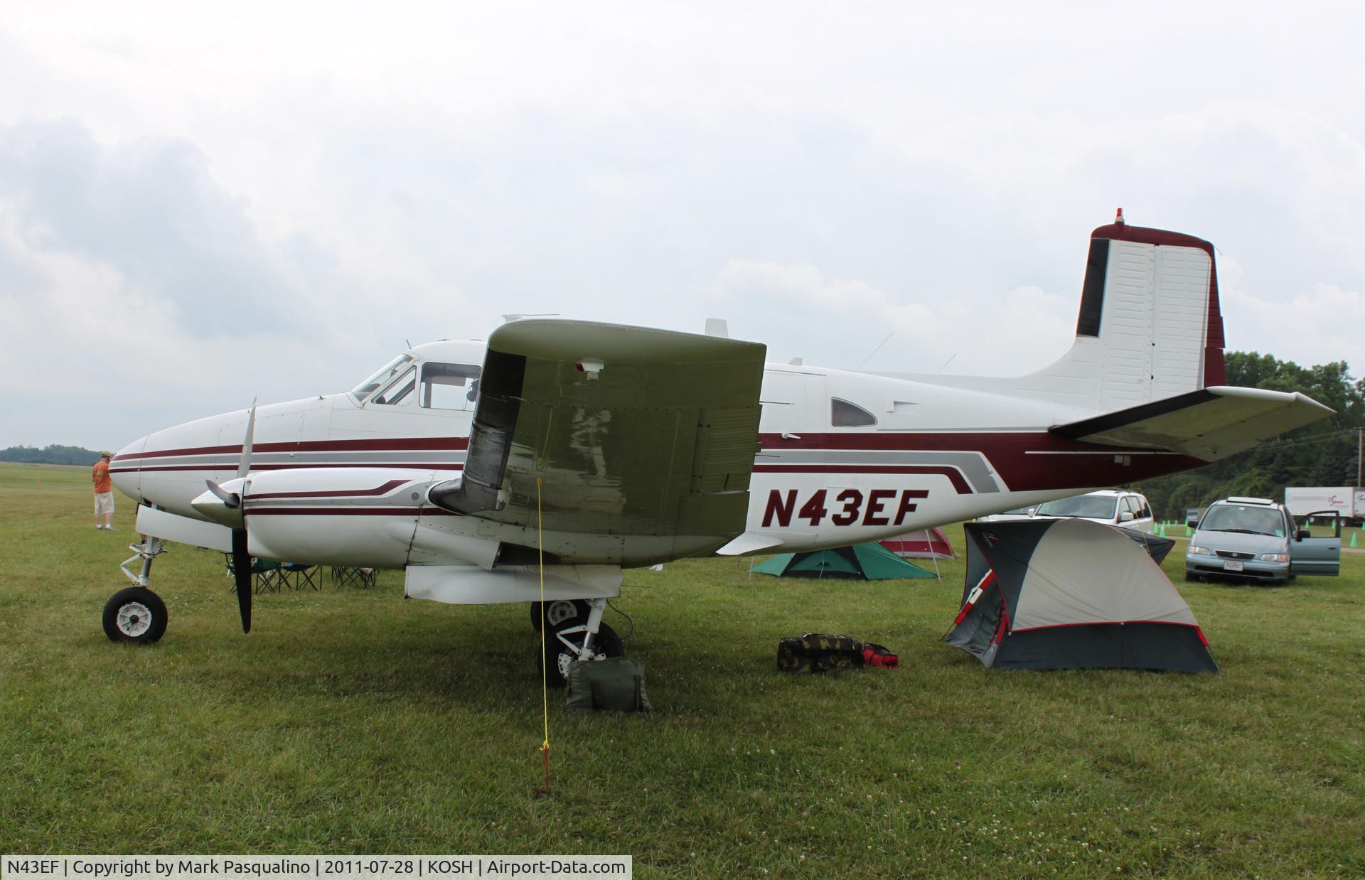 N43EF, Beech 65 (LF-23F) C/N LF-48, Beech 65