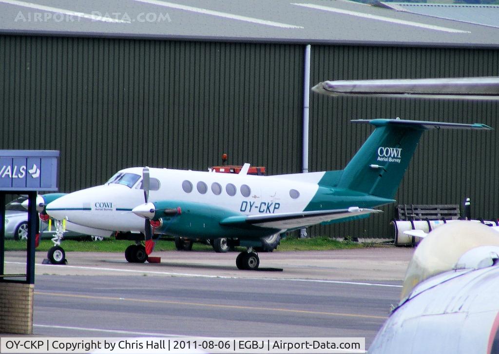 OY-CKP, 1981 Beech B200 Super King Air King Air C/N BB-951, COWI A/S, based at Staverton