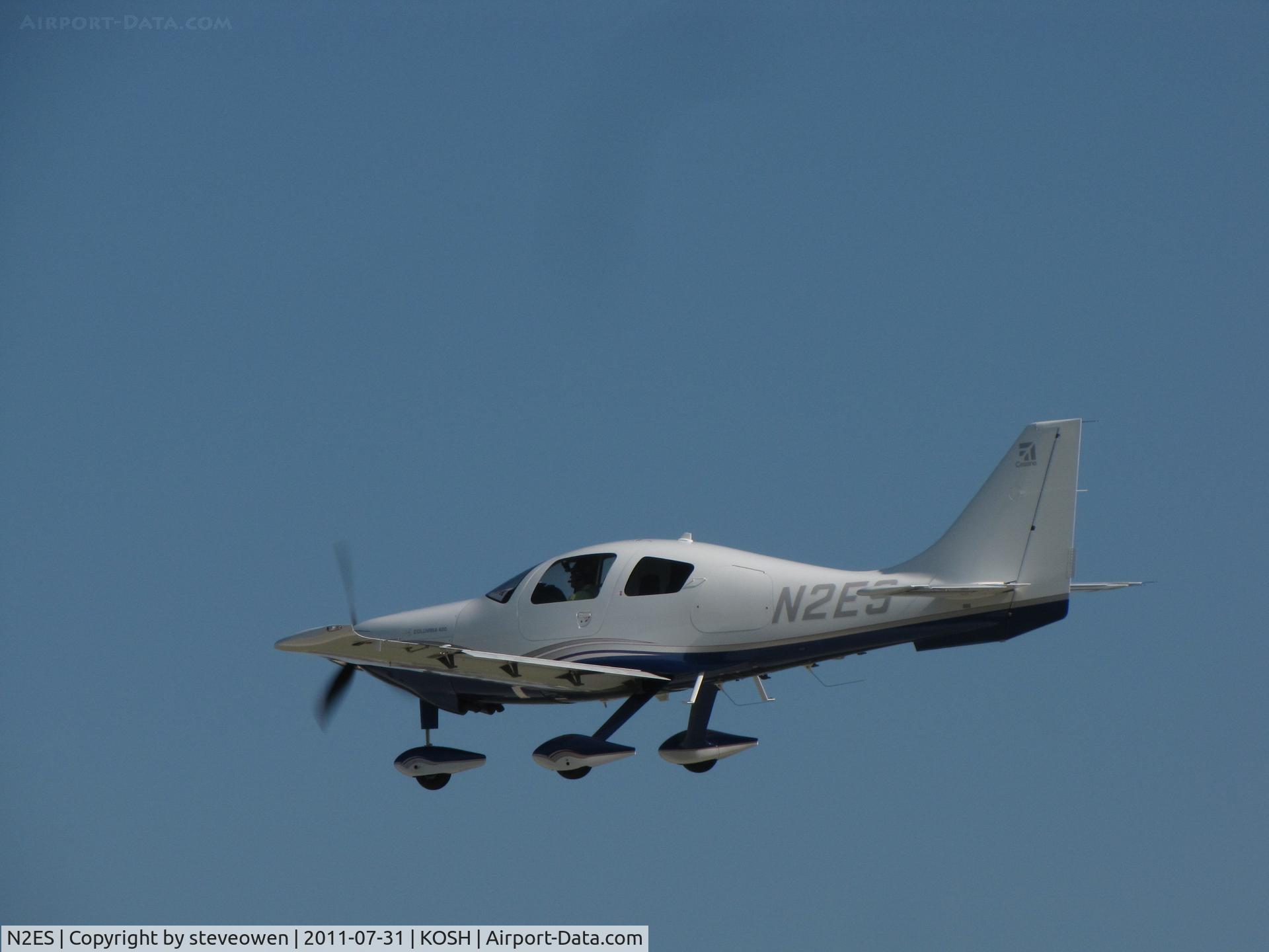 N2ES, 2006 Columbia Aircraft Mfg LC41-550FG C/N 41672, heading home from EAA Oshkosh 2011