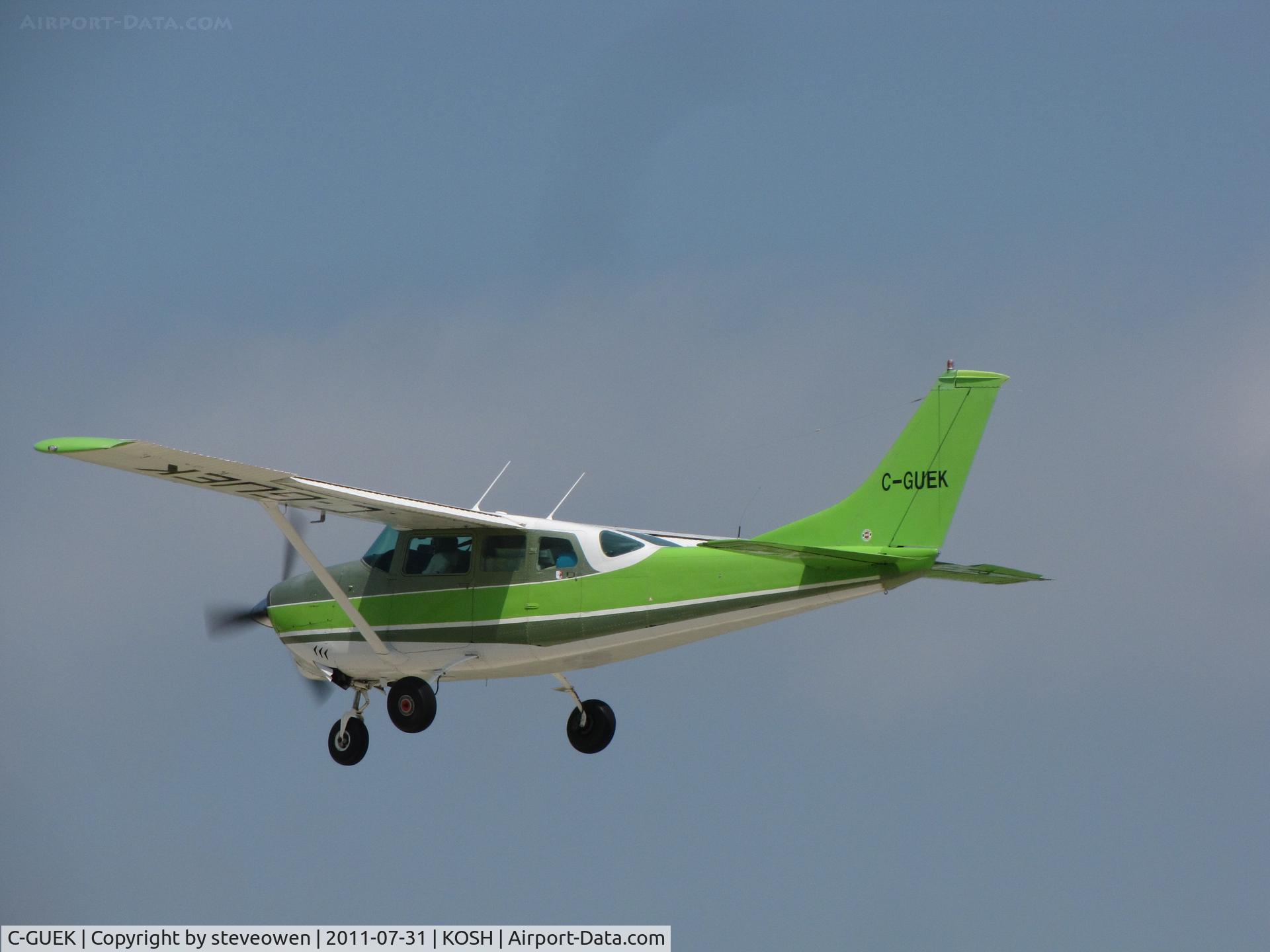 C-GUEK, Cessna P206D Super Skylane C/N P2060564, Heading home from EAA Oshkosh 2011