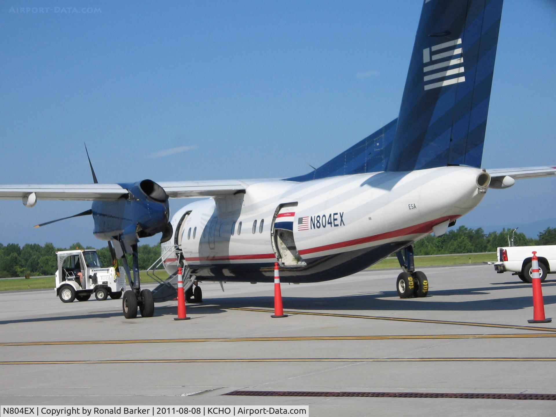 N804EX, 1990 De Havilland Canada DHC-8-102 Dash 8 C/N 227, CHO, VA