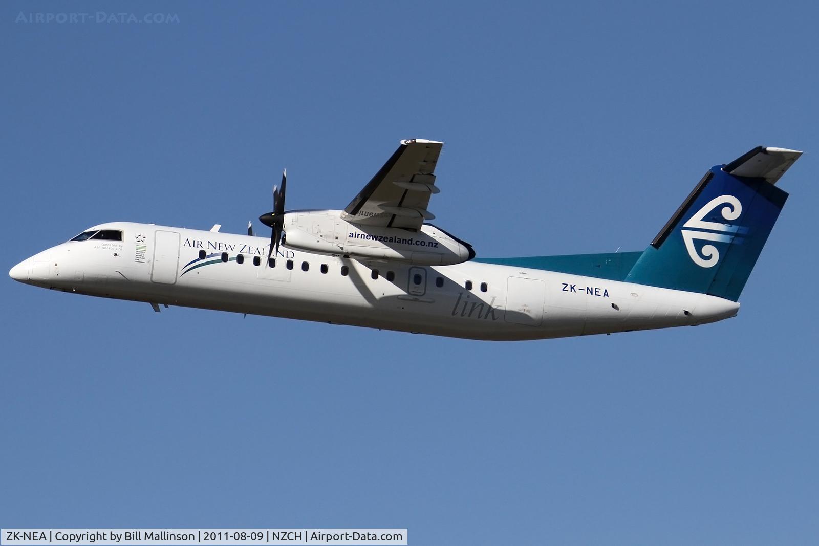 ZK-NEA, 2005 De Havilland Canada DHC-8-311 Dash 8 C/N 611, away from 02