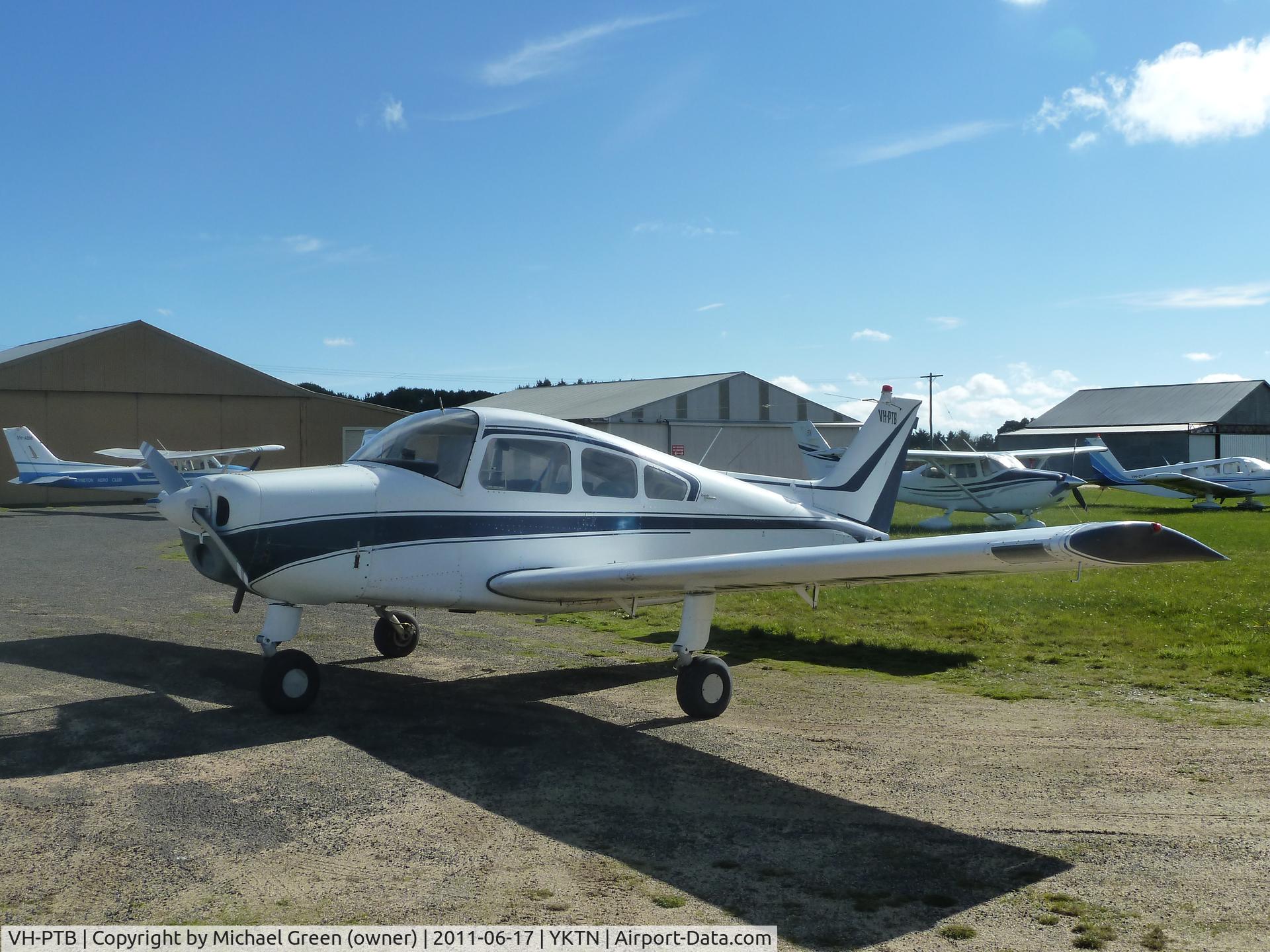 VH-PTB, 1965 Beech A23 C/N M-659, VH-PTB at Kyneton Victoria, Australia.