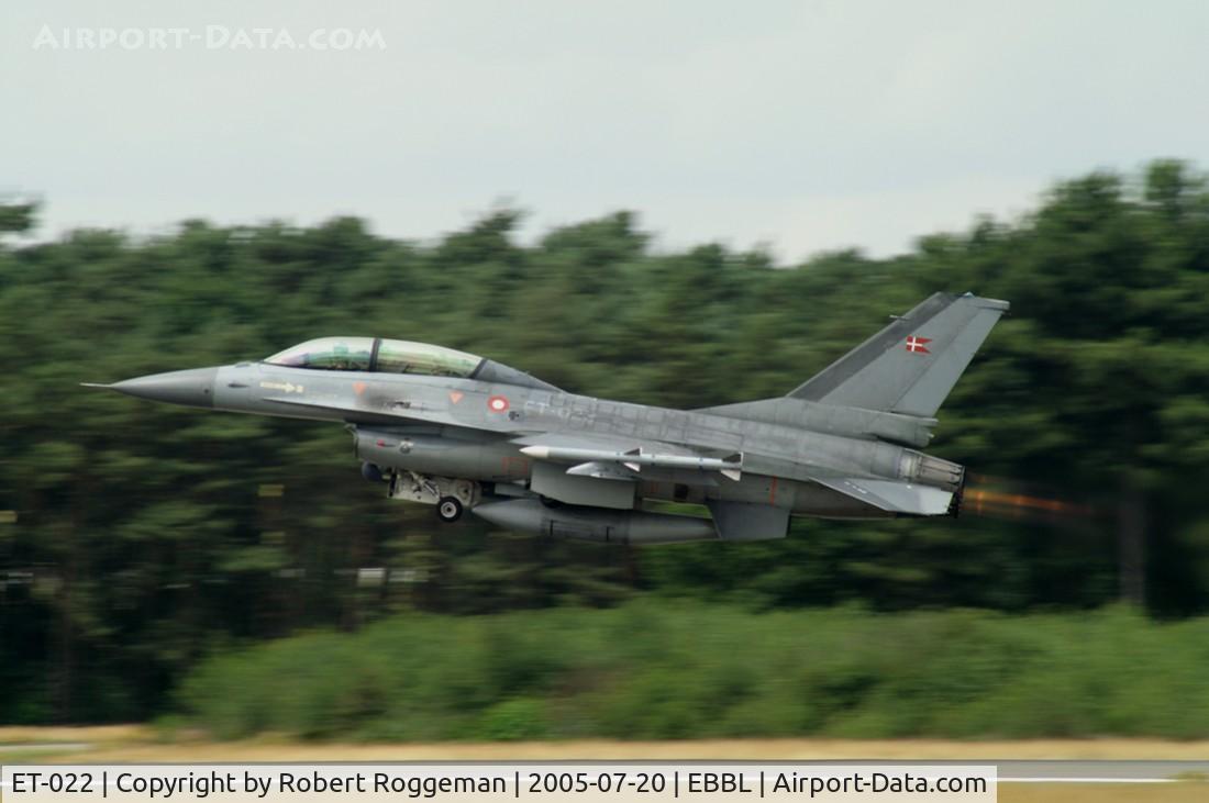 ET-022, 1987 General Dynamics F-16BM Fighting Falcon C/N 6G-16, Spottersday.