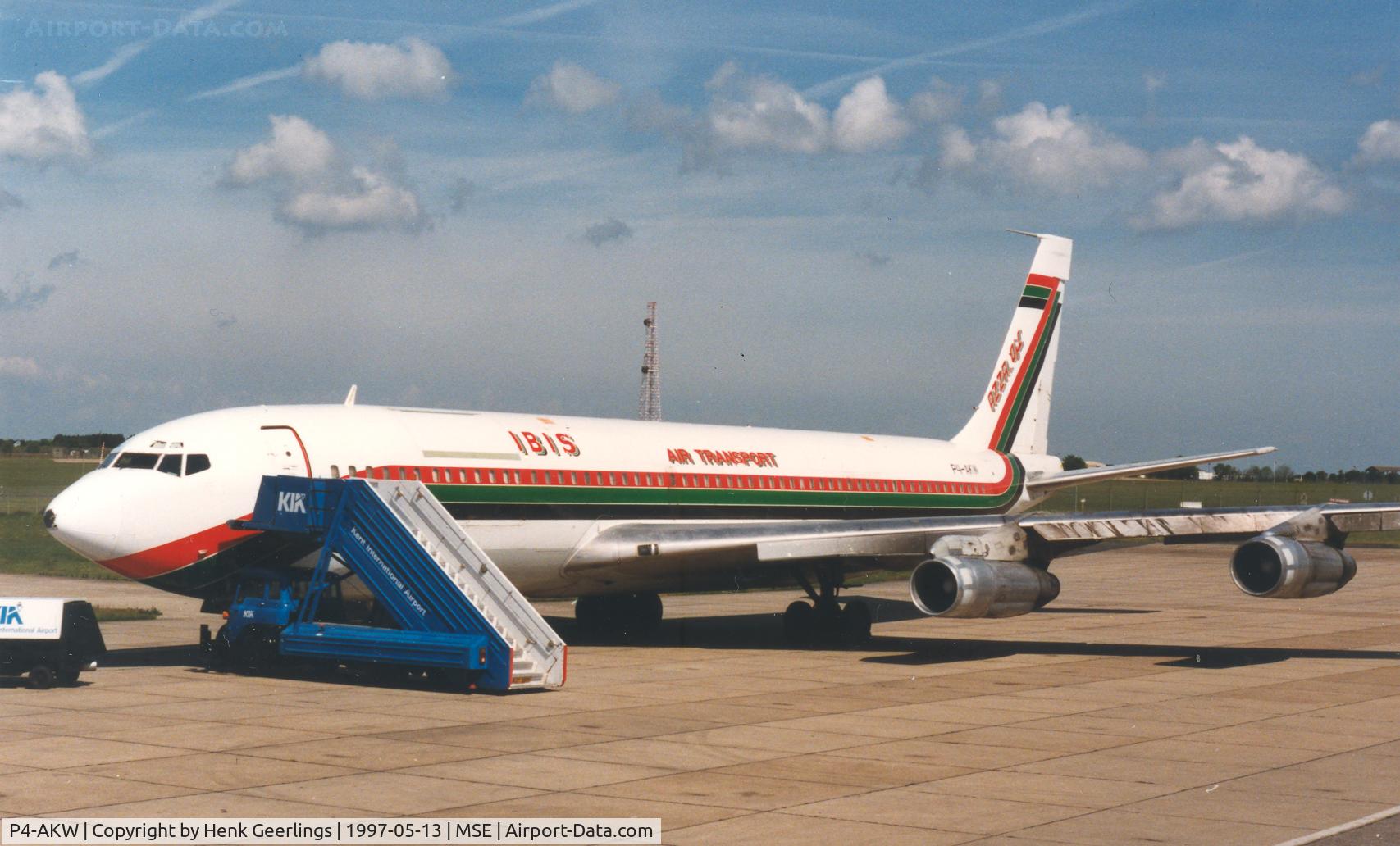 P4-AKW, 1969 Boeing 707-330C C/N 20123, Ibis Air Transport - AZAL