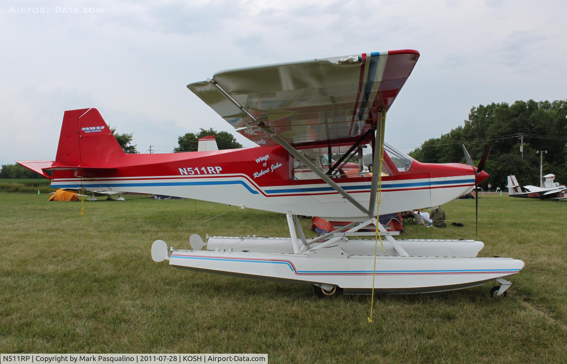 N511RP, 2002 Rans S-7 Courier C/N 1101313, Rans S-7
