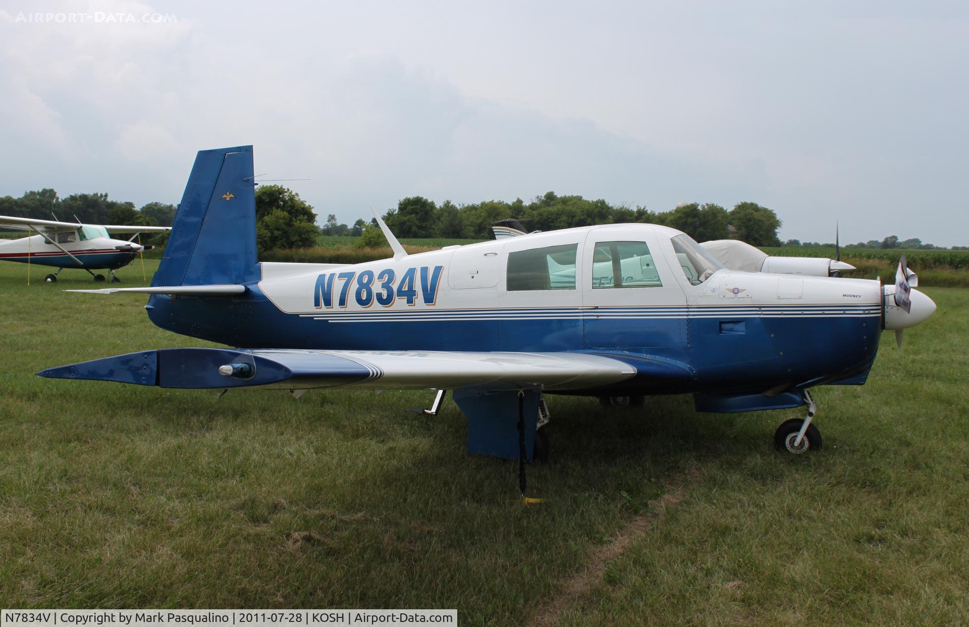 N7834V, 1964 Mooney M20C Ranger C/N 2870, Mooney M20C