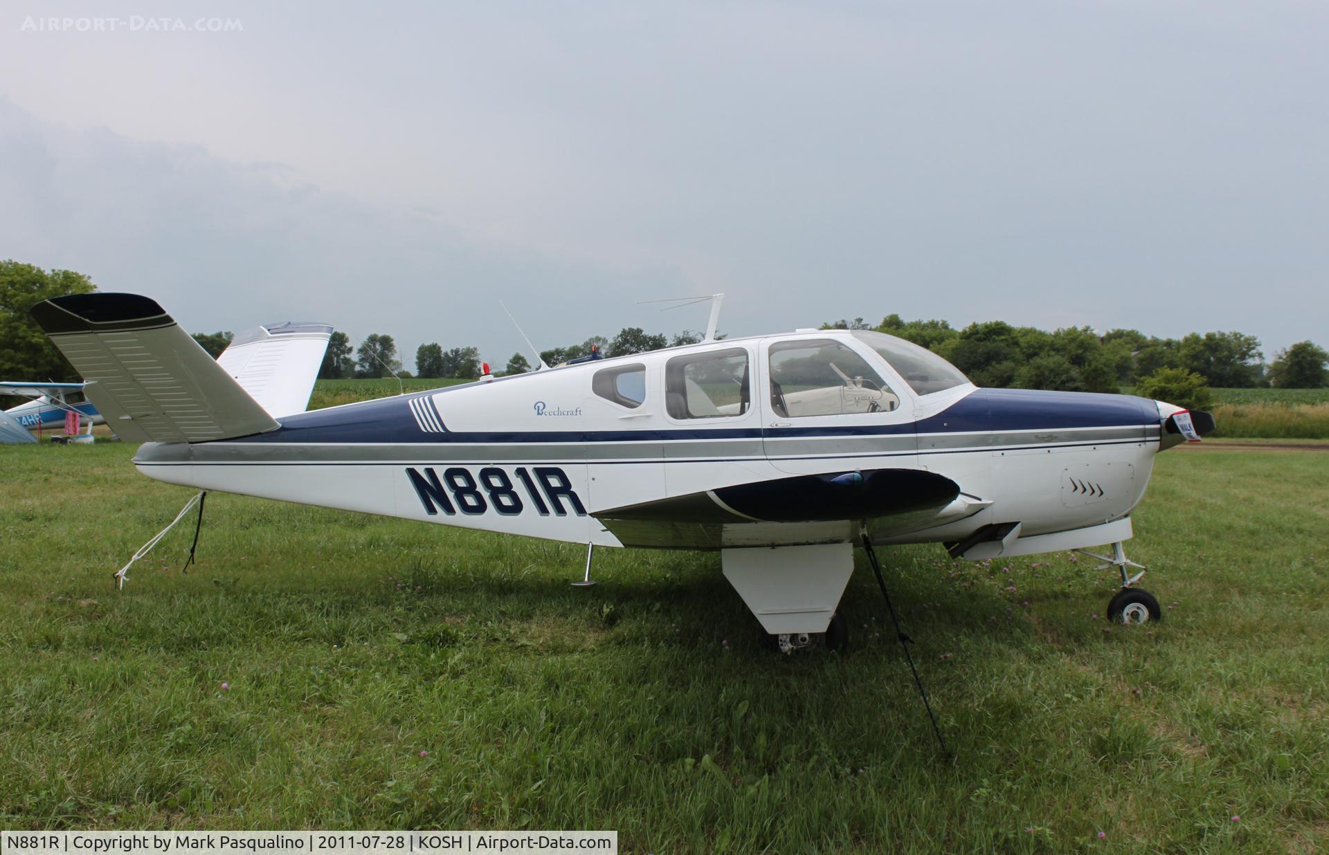 N881R, 1960 Beech M35 Bonanza C/N D-6290, Beech M35