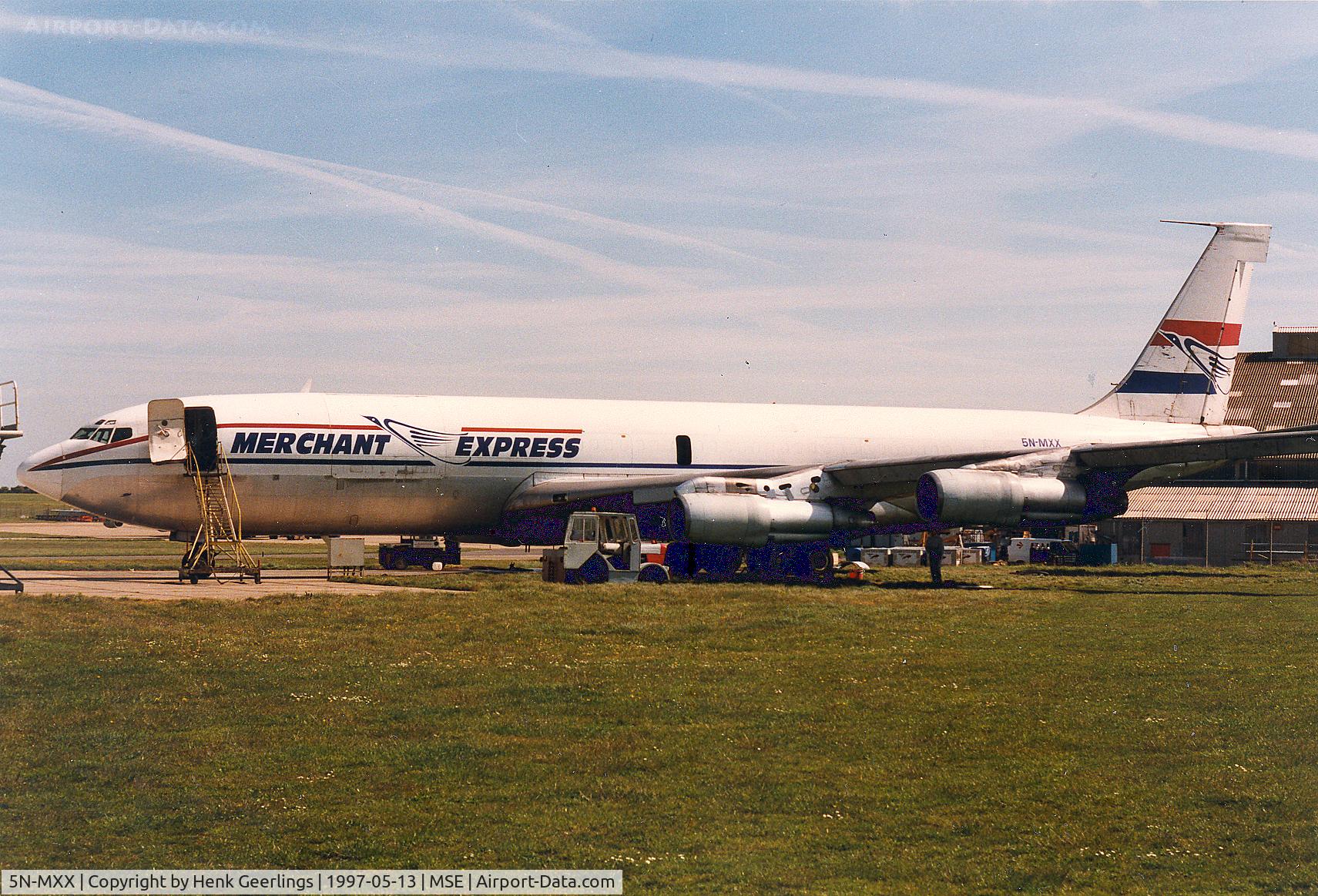5N-MXX, 1965 Boeing 707-323C C/N 18940, Merchant Express