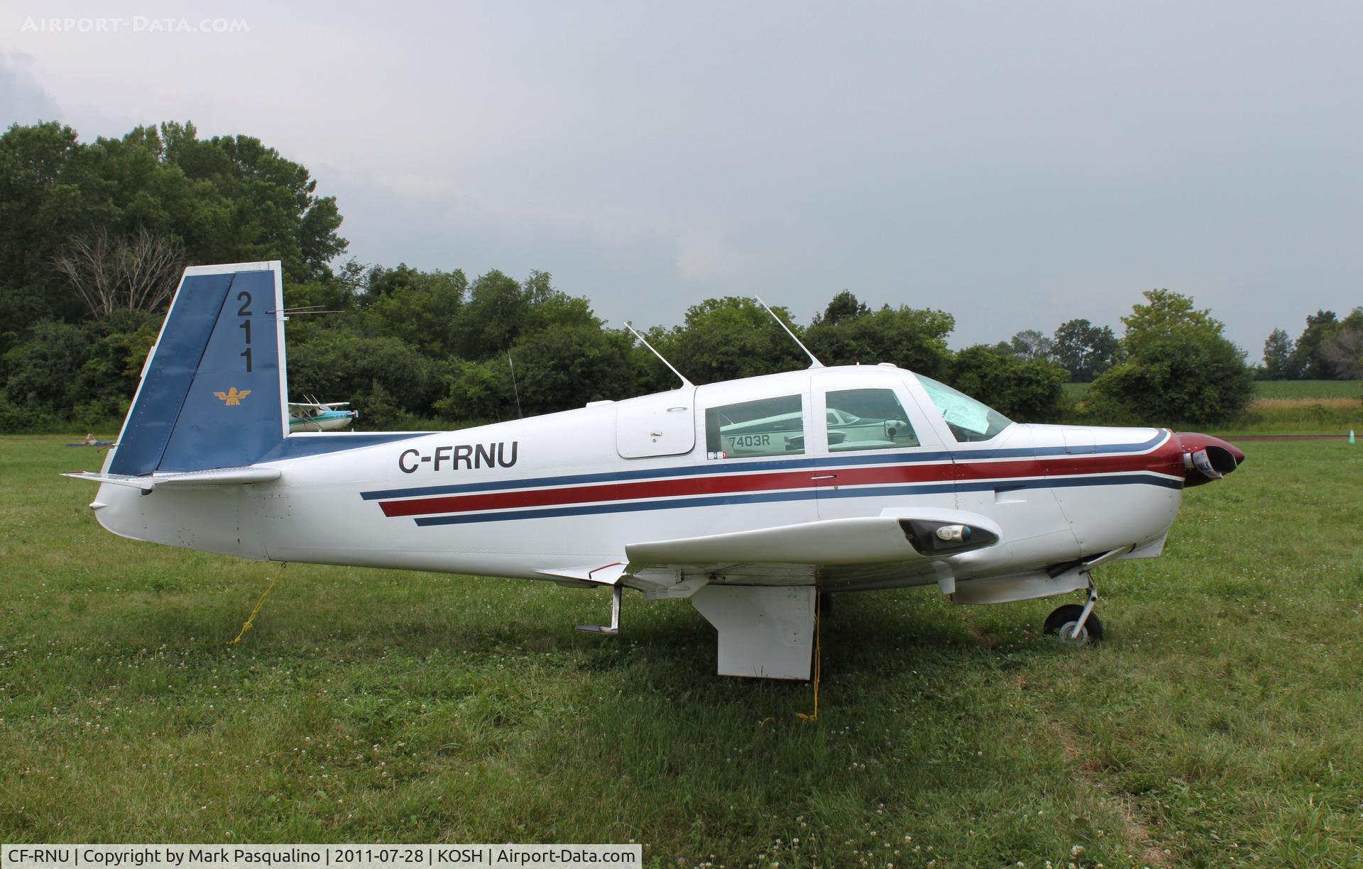 CF-RNU, 1964 Mooney M20C Ranger C/N 2850, Mooney M20C