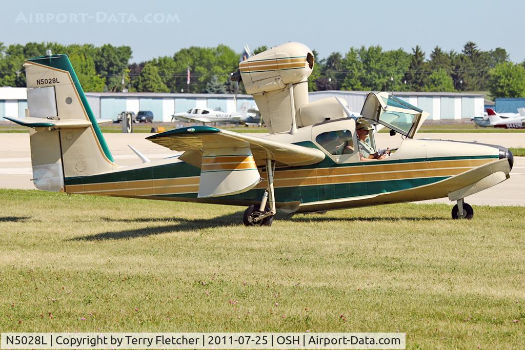 N5028L, 1971 Lake LA-4-200 Buccaneer C/N 485, 1971 Lake LA-4-200, c/n: 485 at 2011 Oshkosh