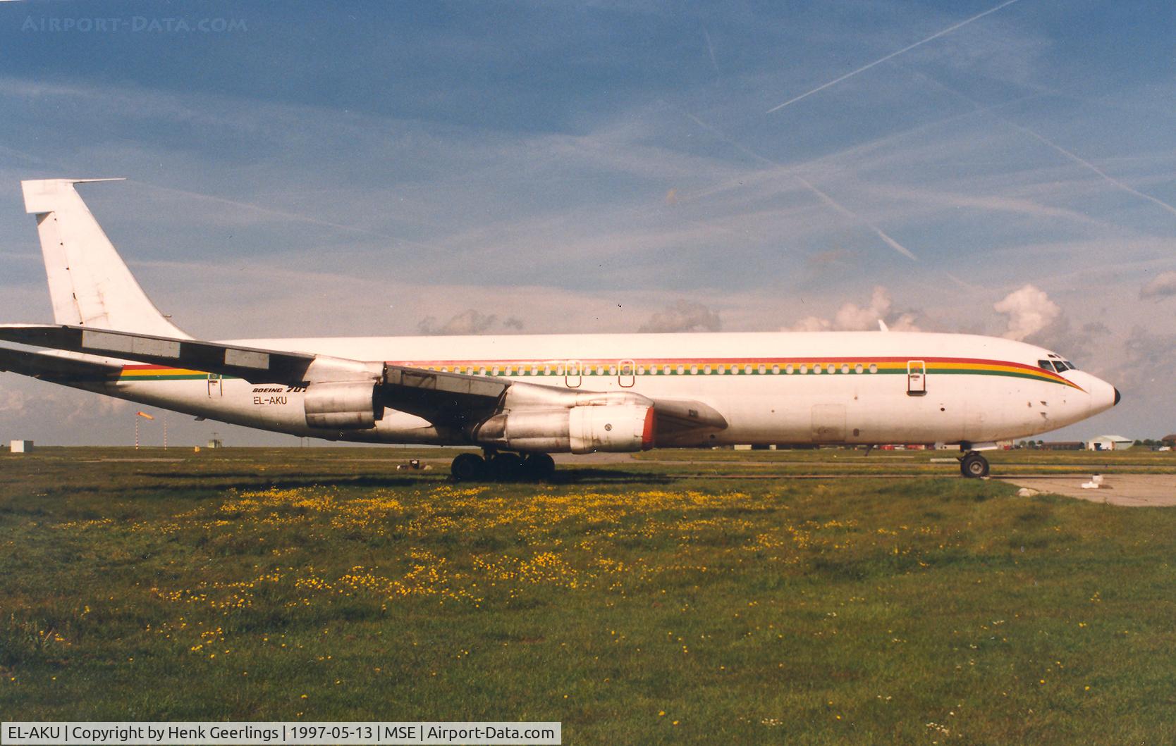 EL-AKU, 1967 Boeing 707-347C C/N 19964, Occidental Airlines ex