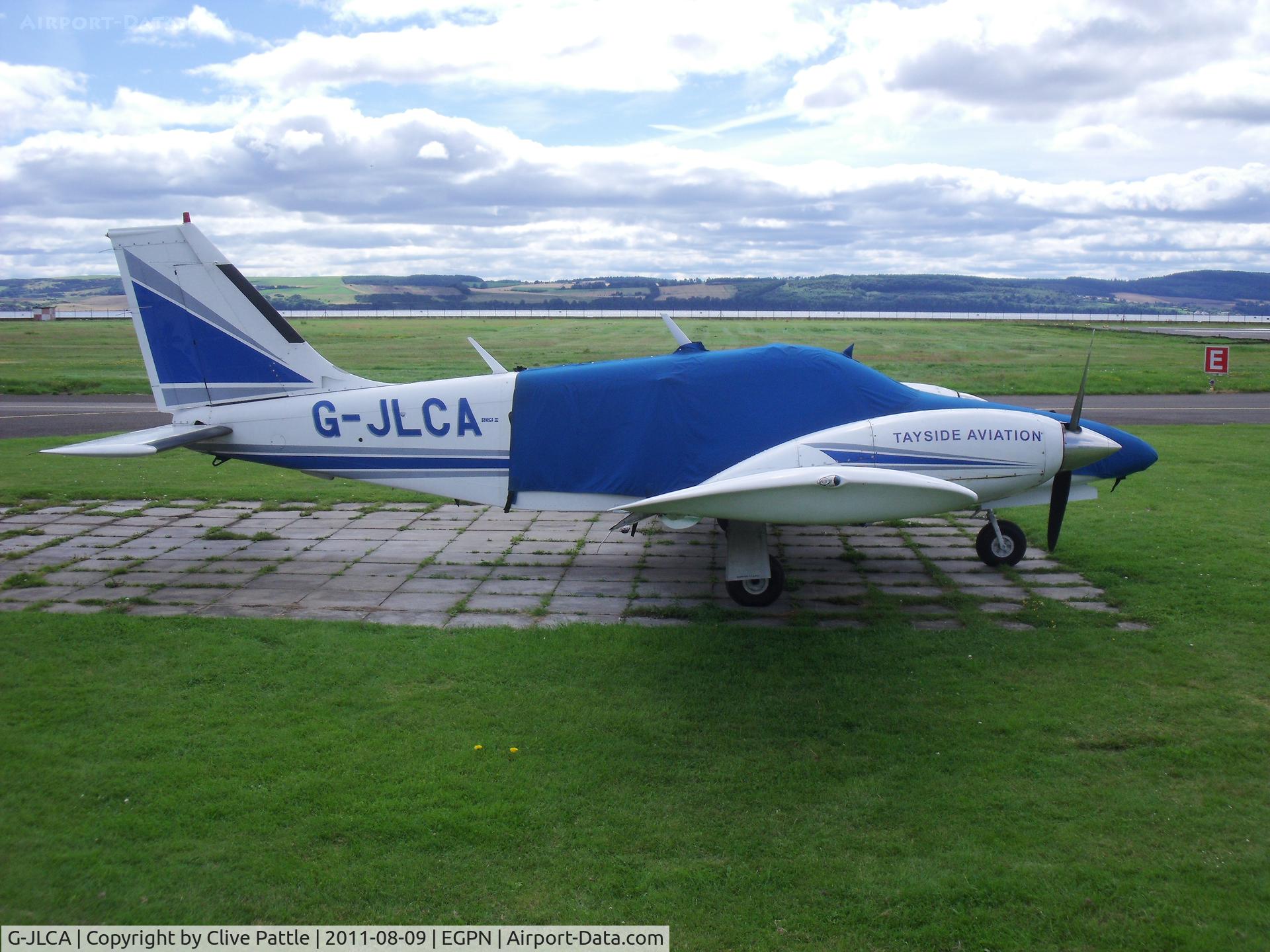 G-JLCA, 1978 Piper PA-34-200T Seneca II C/N 34-7870428, Resting at it's home base, Dundee Riverside Airport EGPN
