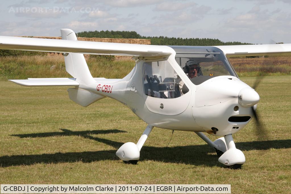 G-CBDJ, 2001 Flight Design CT2K C/N 7850, Flight Design CT2K at Breighton Airfield's Wings & Wheels Weekend, July 2011.