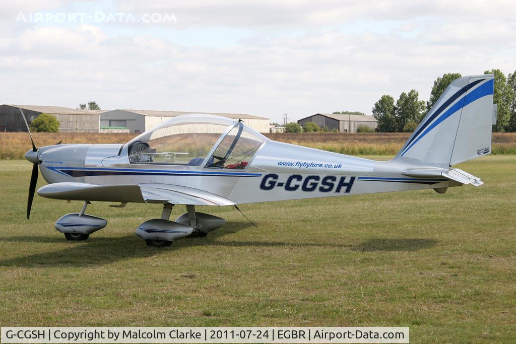G-CGSH, 2010 Cosmik EV-97 TeamEurostar UK C/N 3604, Aerotechnik EV-97 TeamEurostar UK at Breighton Airfield's Wings & Wheels Weekend, July 2011.