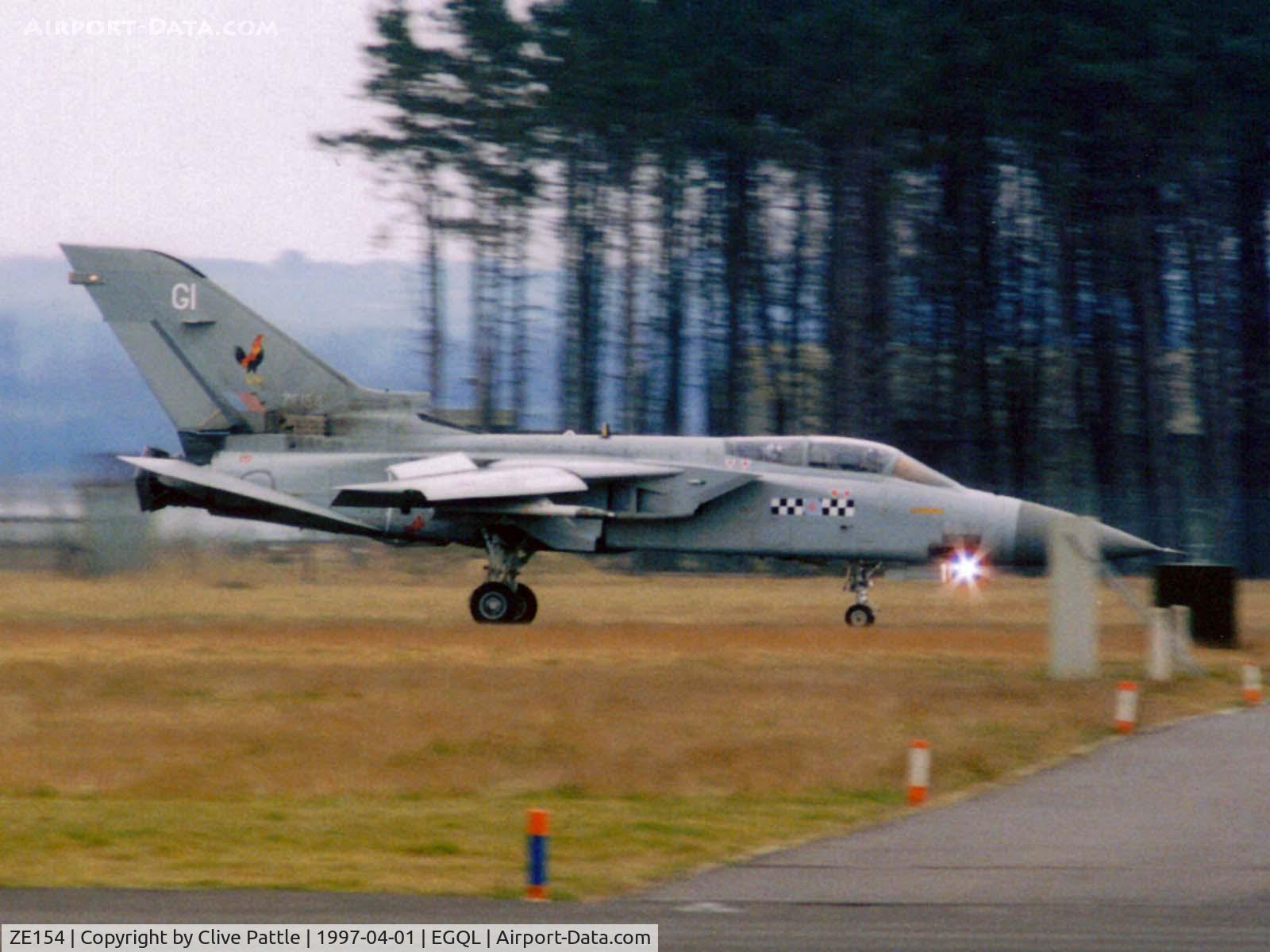 ZE154, 1985 Panavia Tornado F.3 C/N 201/IST008/5204, RAF Tornado F.3 ZE154 coded GI of 43 Sqn pictured at RAF Leuchars (EGQL)