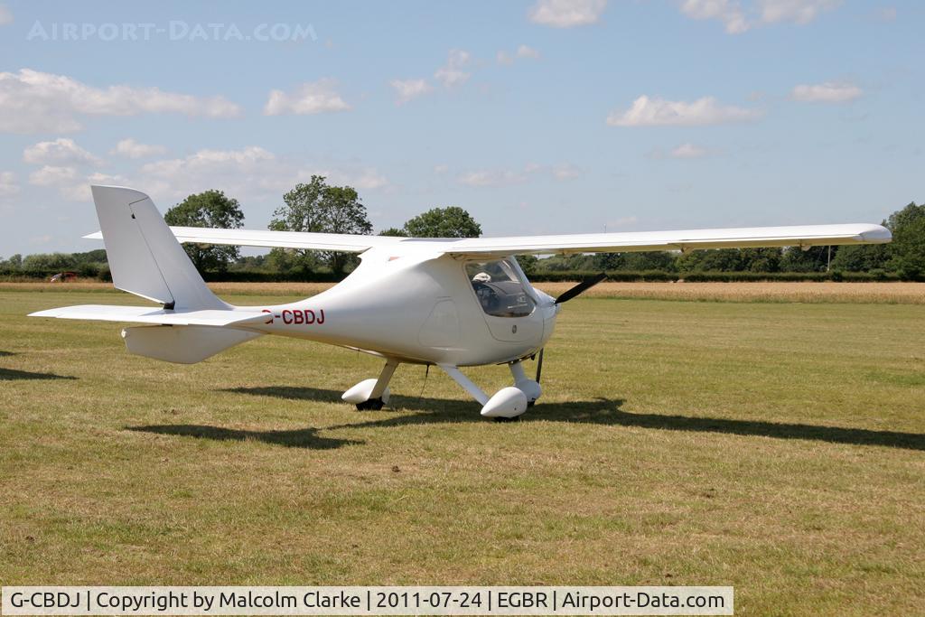 G-CBDJ, 2001 Flight Design CT2K C/N 7850, Flight Design CT2K at Breighton Airfield's Wings & Wheels Weekend, July 2011.