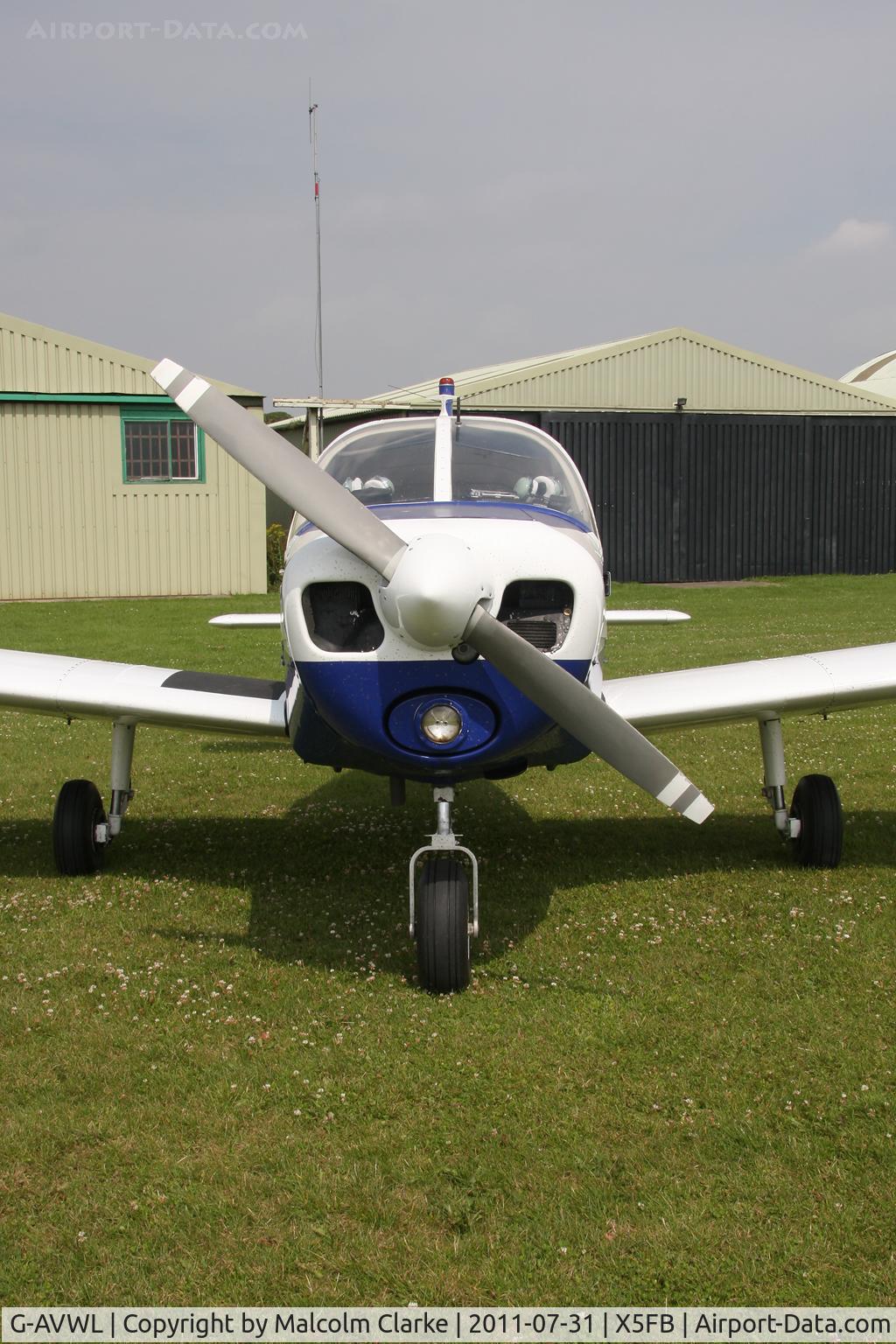 G-AVWL, 1967 Piper PA-28-140 Cherokee C/N 28-24000, Piper PA-28-140 Cherokee at Fishburn Airfield , July 2011.