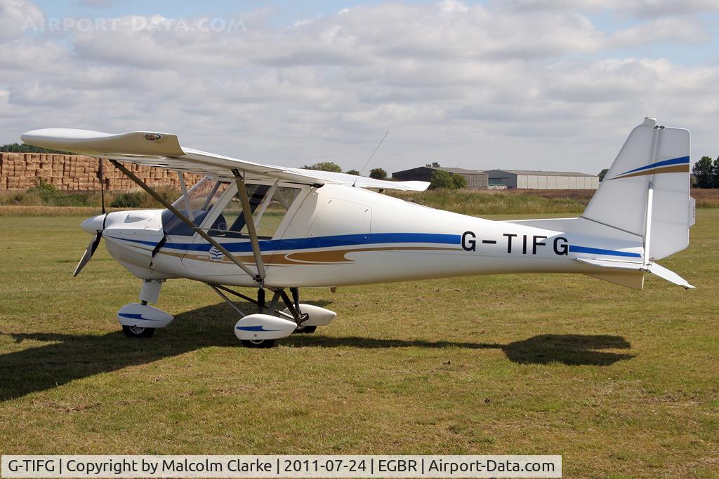 G-TIFG, 2010 Comco Ikarus C42 FB80 C/N 1009-7119, Ikarus C42 FB80 at Breighton Airfield's Wings & Wheels Weekend, July 2011.
