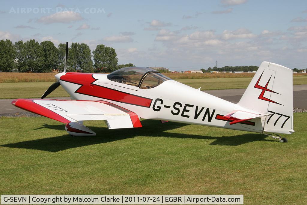 G-SEVN, 2003 Vans RV-7 C/N PFA 323-13795, Vans RV-7 at Breighton Airfield's Wings & Wheels Weekend, July 2011.