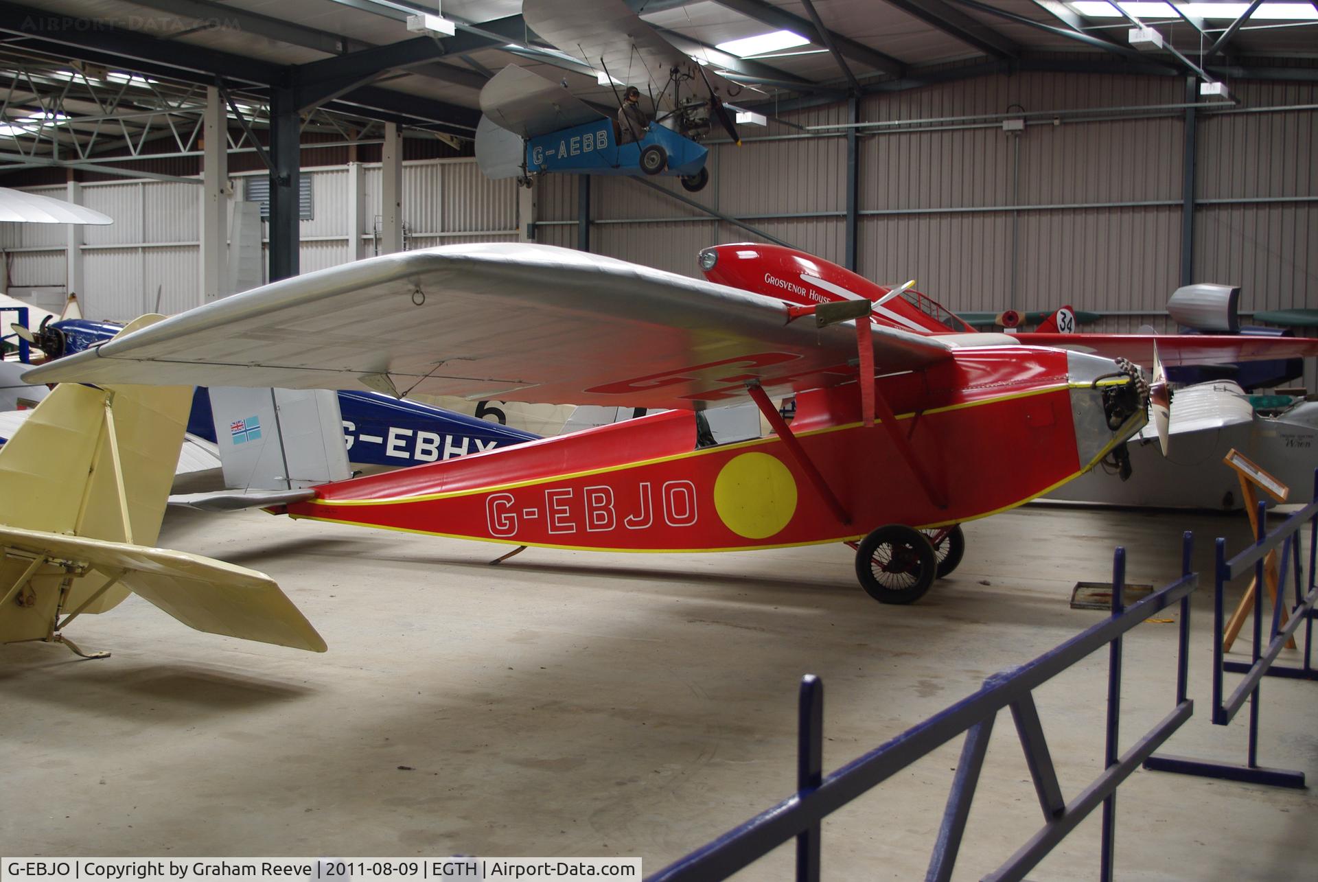 G-EBJO, 1924 Air Navigation And Engineering ANEC II C/N 1, On display.