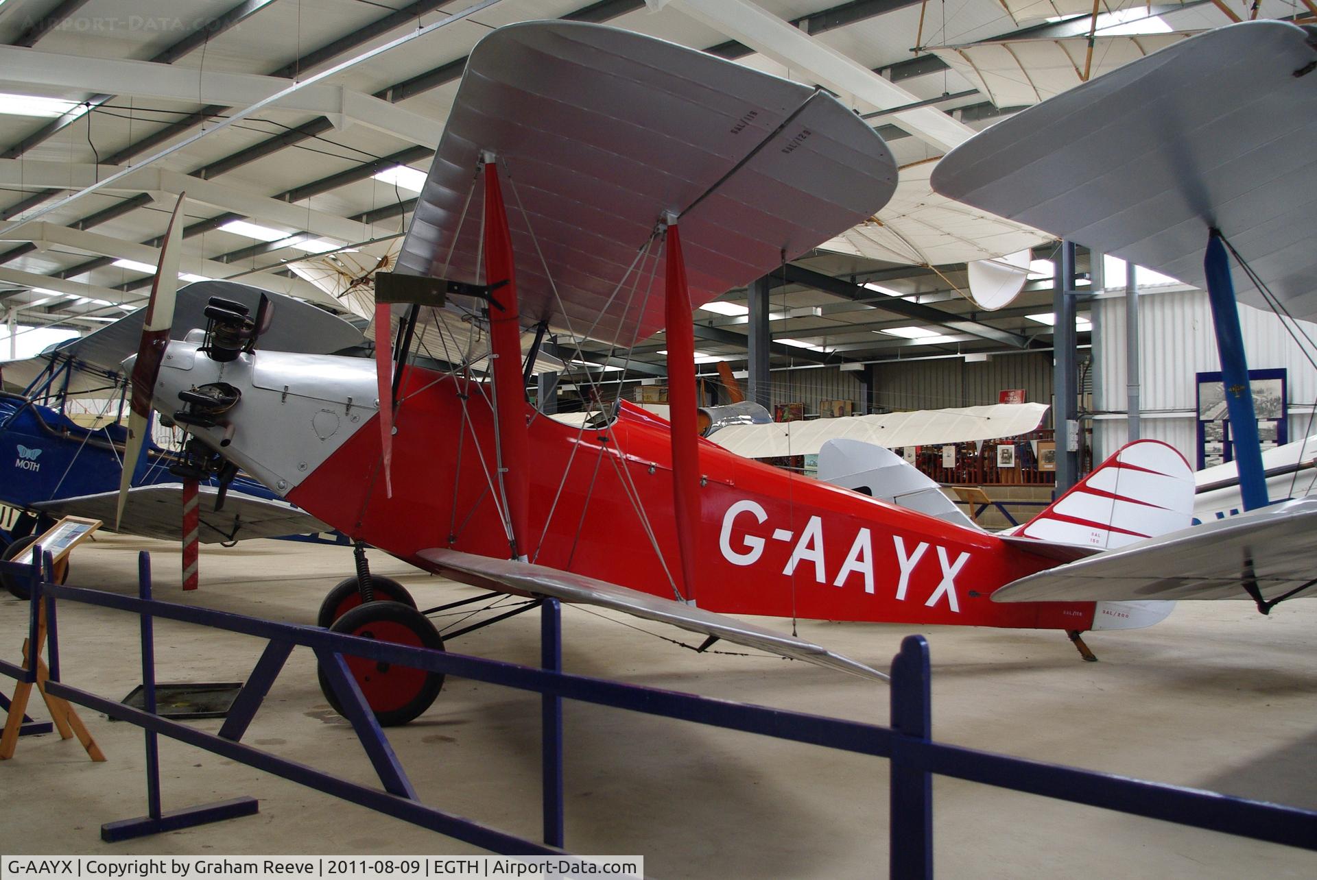 G-AAYX, 1930 Southern Martlet C/N 202, On display.