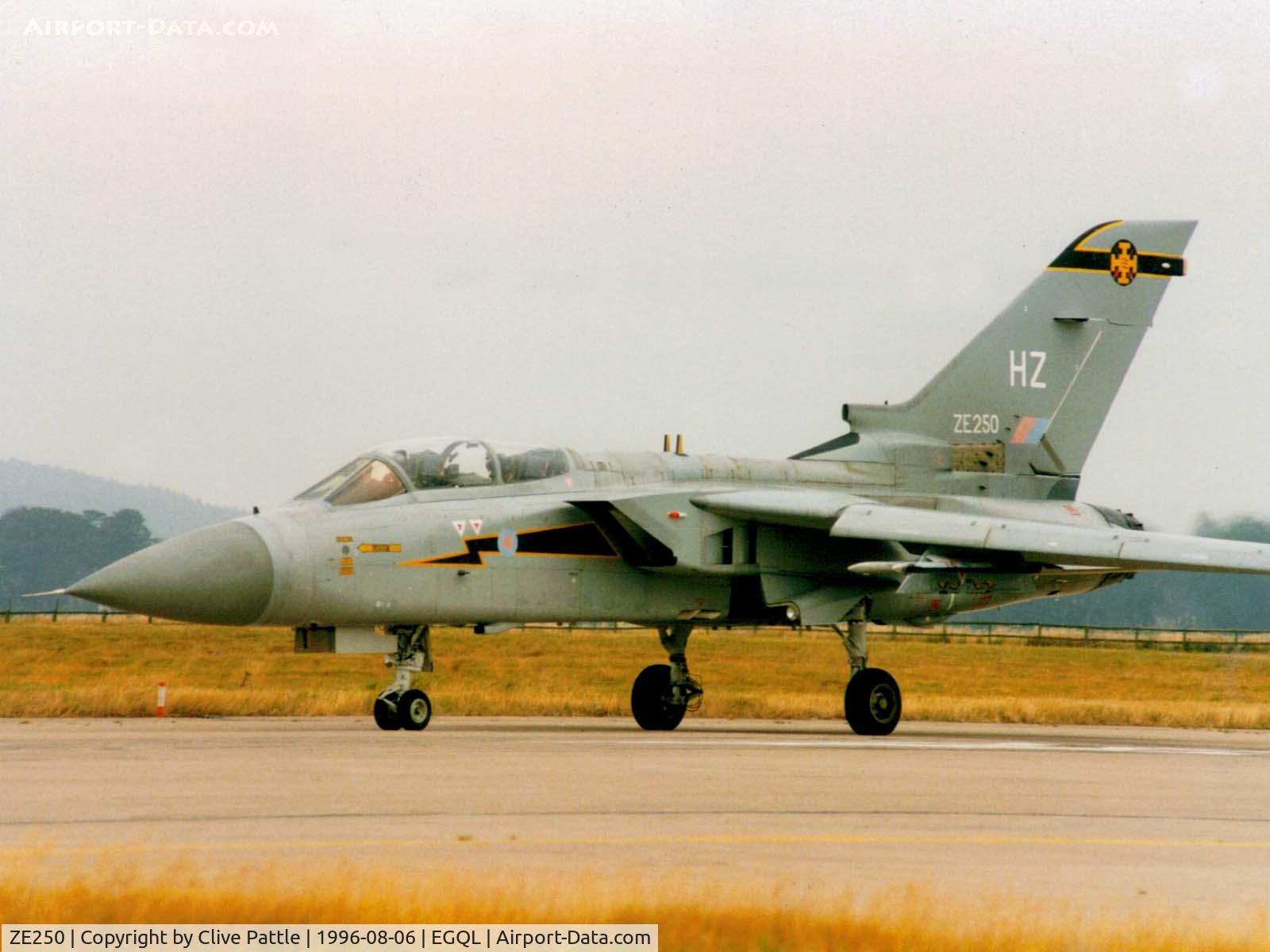 ZE250, 1987 Panavia Tornado F.3 C/N AT018/590/2050, RAF Panavia Tornado F.3 ZE250 coded HZ of 111 Sqn pictured at RAF Leuchars (EGQL)