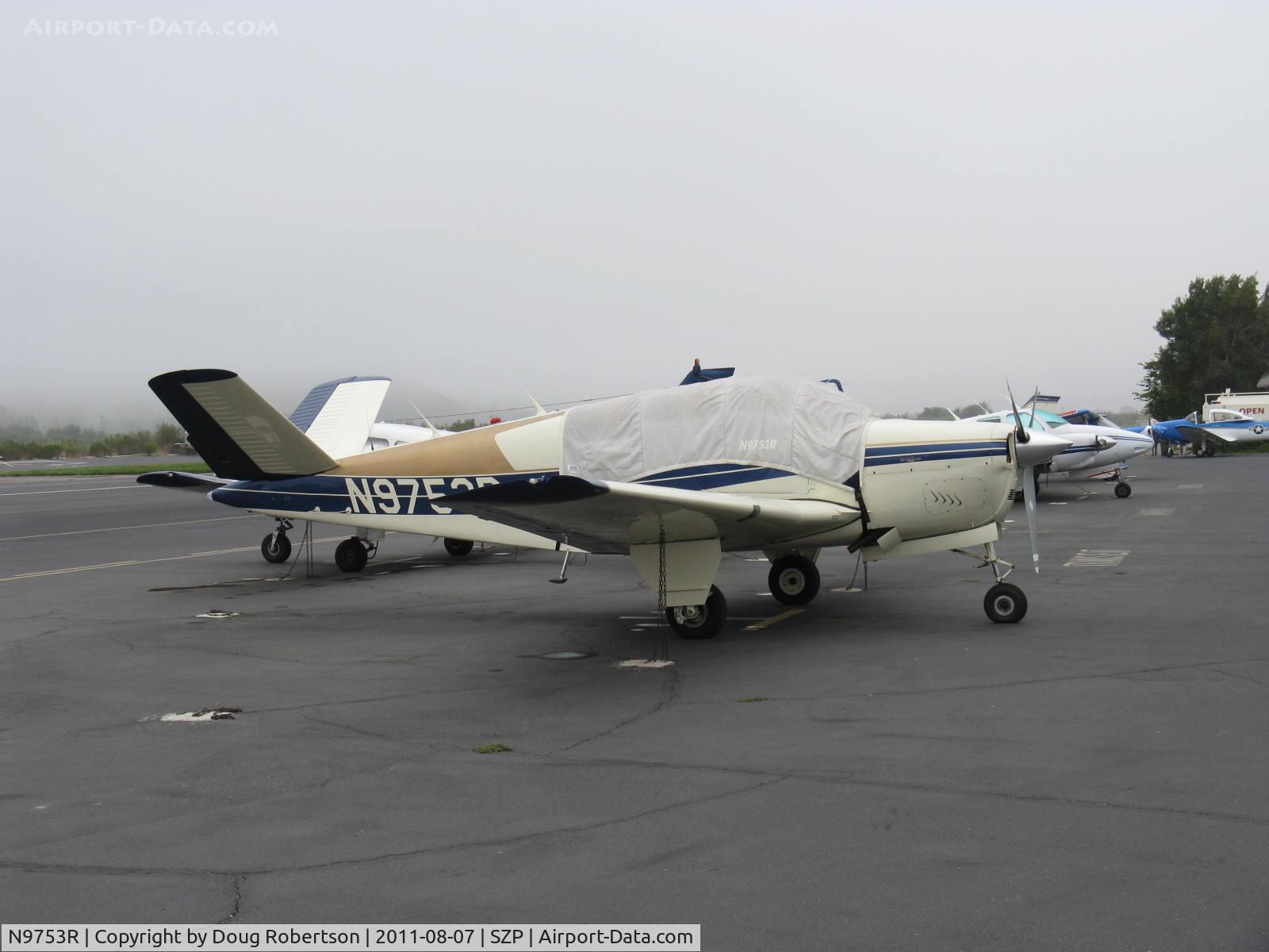 N9753R, 1960 Beech M35 Bonanza C/N D-6241, 1960 Beech M35 BONANZA, Continental IO-470-C 250 Hp